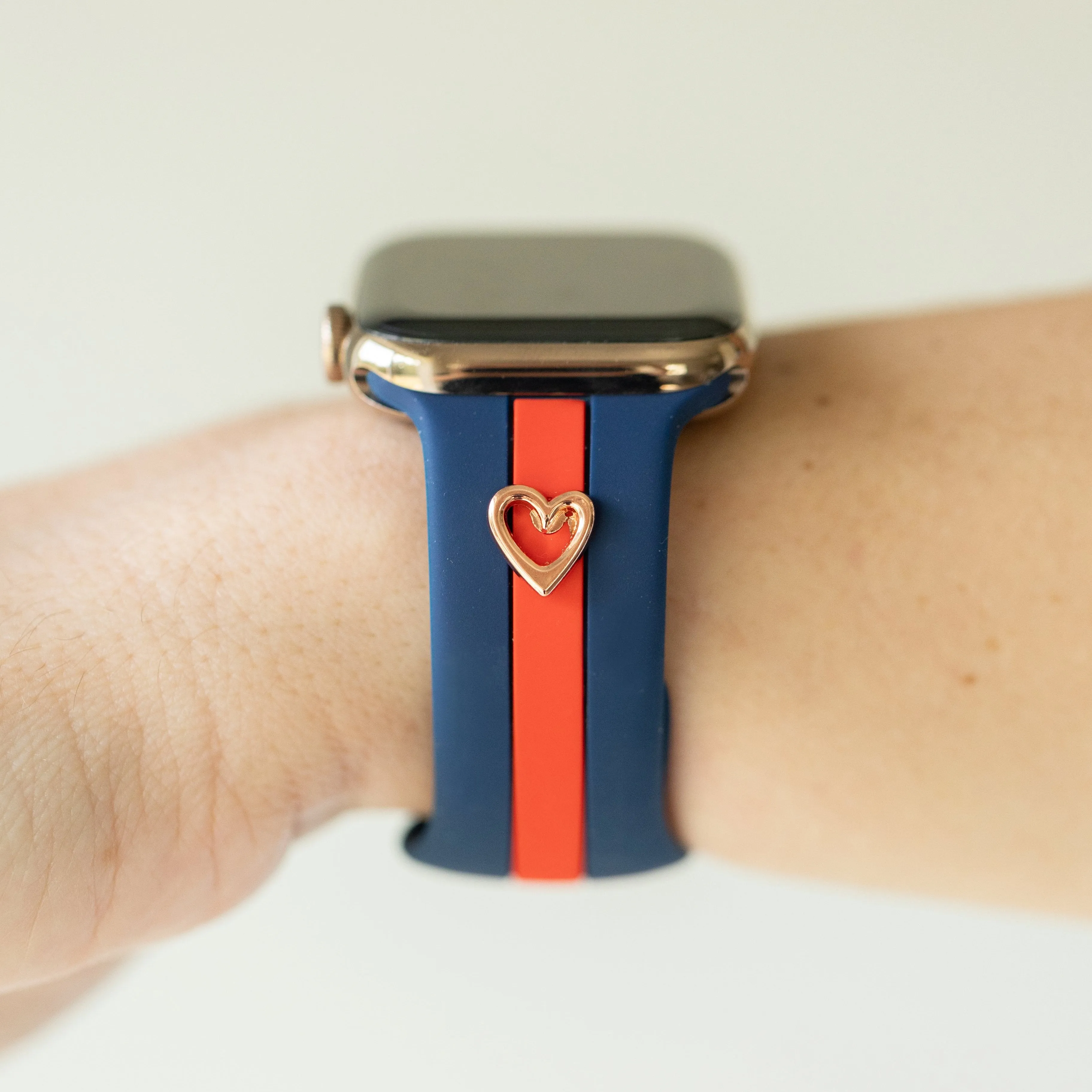 Heart to Love ♡ Blue & Red Smart Watch Band sold by Strawberry Avocados product image thumbnail 3