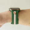 Heart to Love ♡ Pink & Green Smart Watch Band sold by Strawberry Avocados