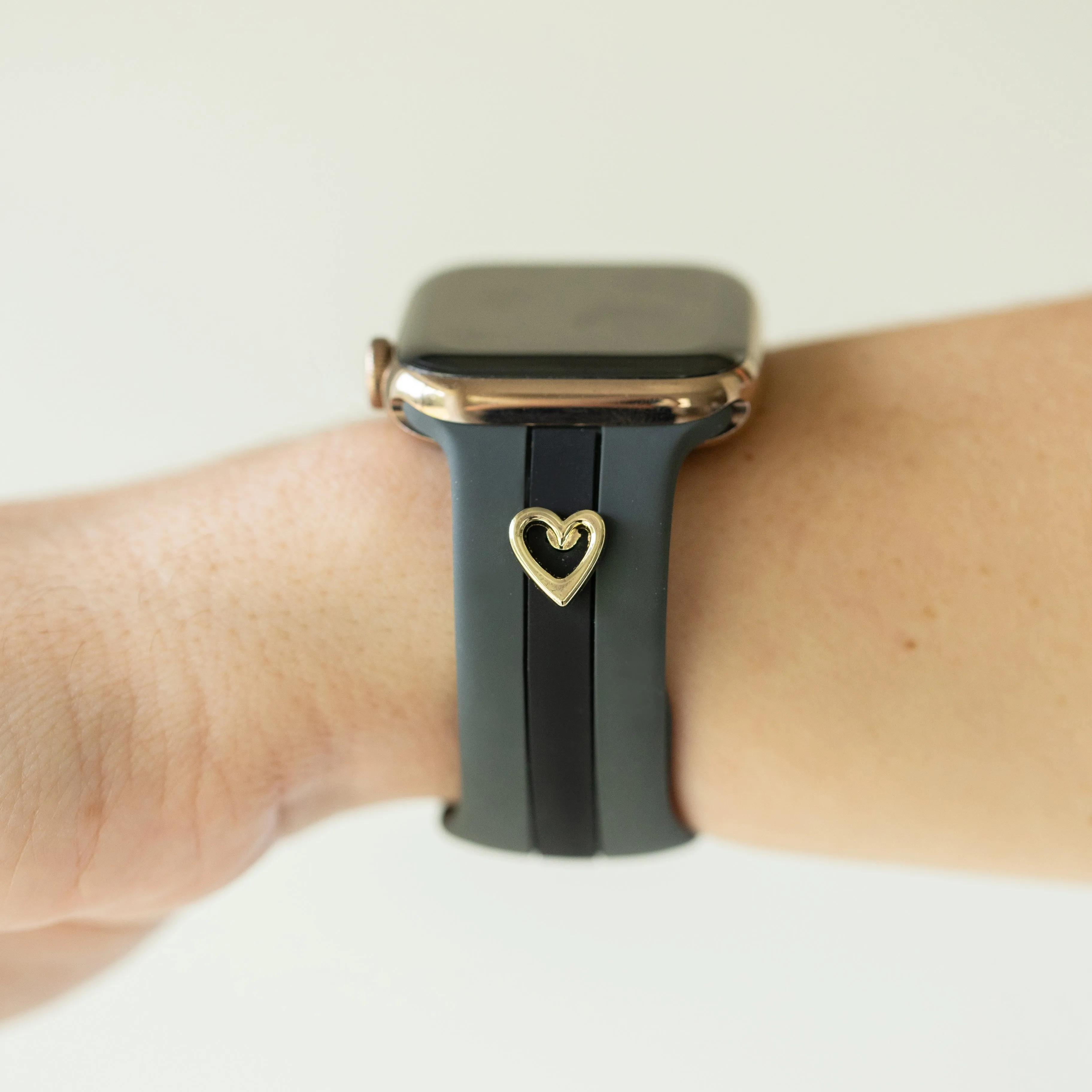Heart to Love ♡ Gray & Black Smart Watch Band sold by Strawberry Avocados product image thumbnail 3