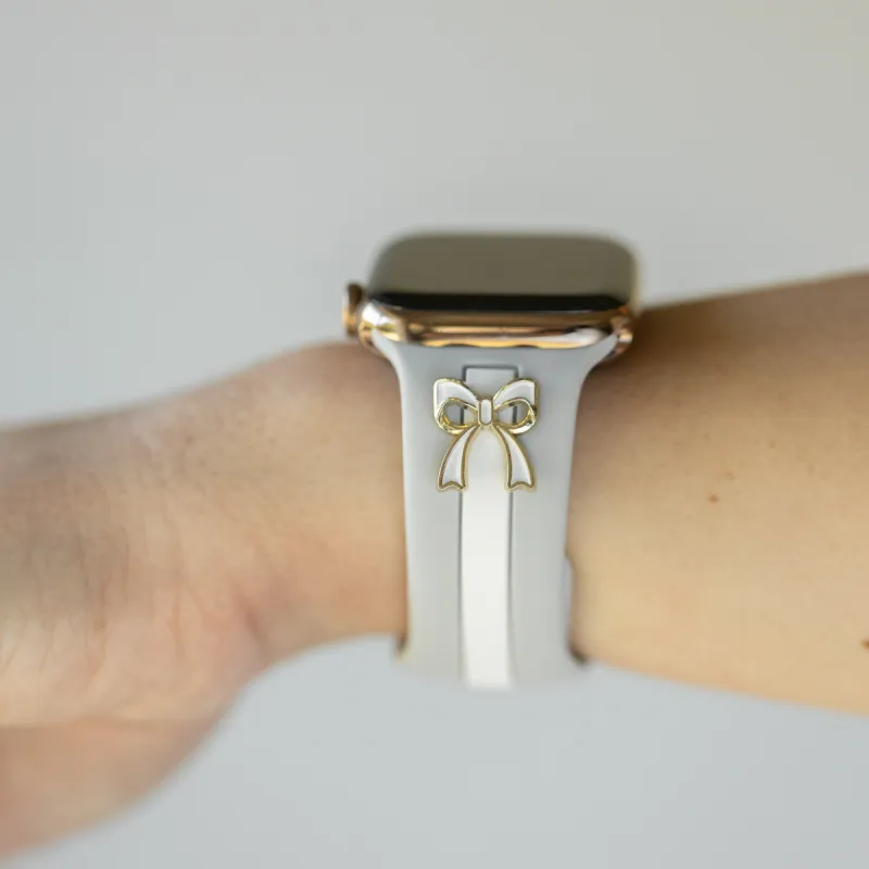 The It Girl Gray and White Smart Watch Band sold by Strawberry Avocados