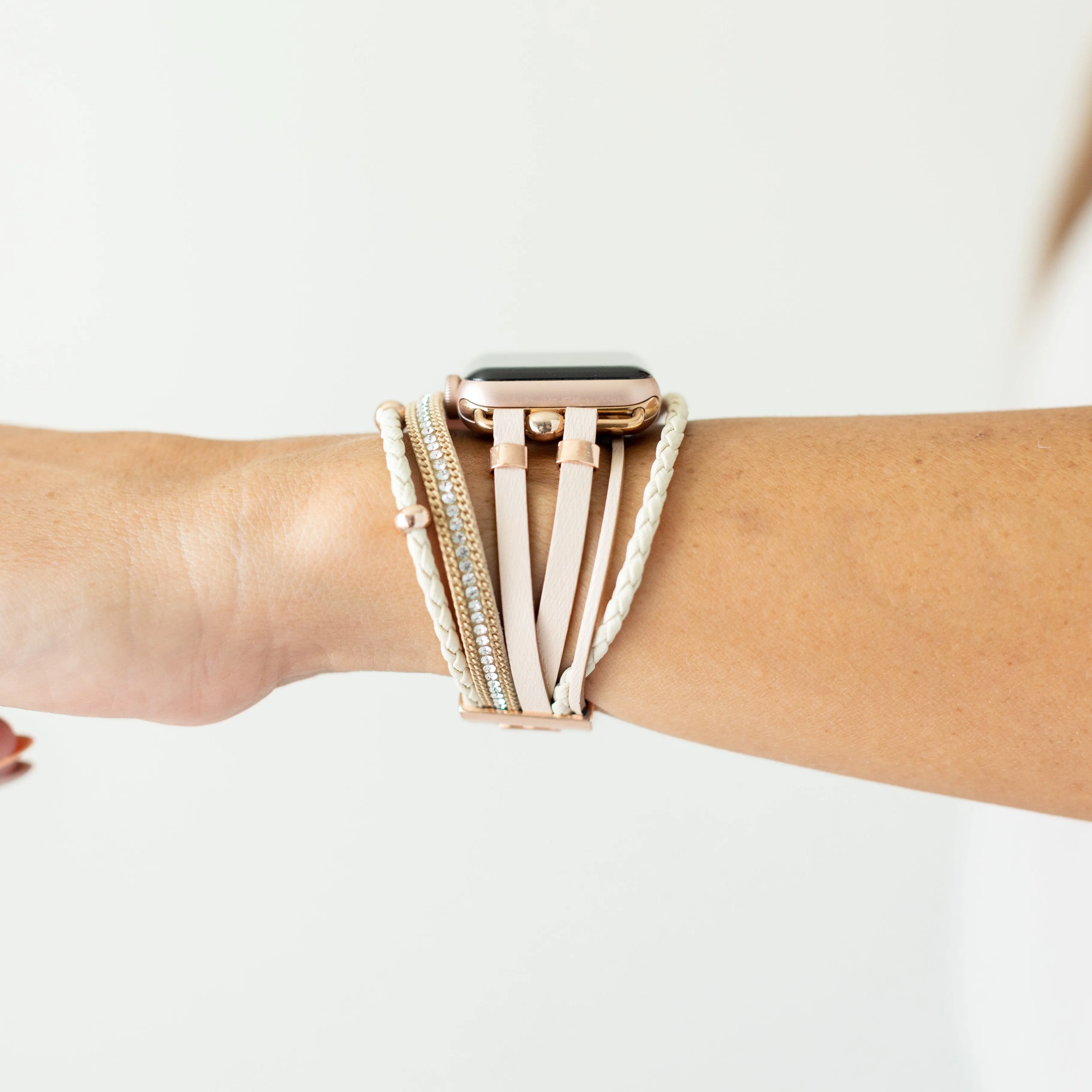 Solange Faux Leather Smart Watch Band sold by Strawberry Avocados product image thumbnail 4