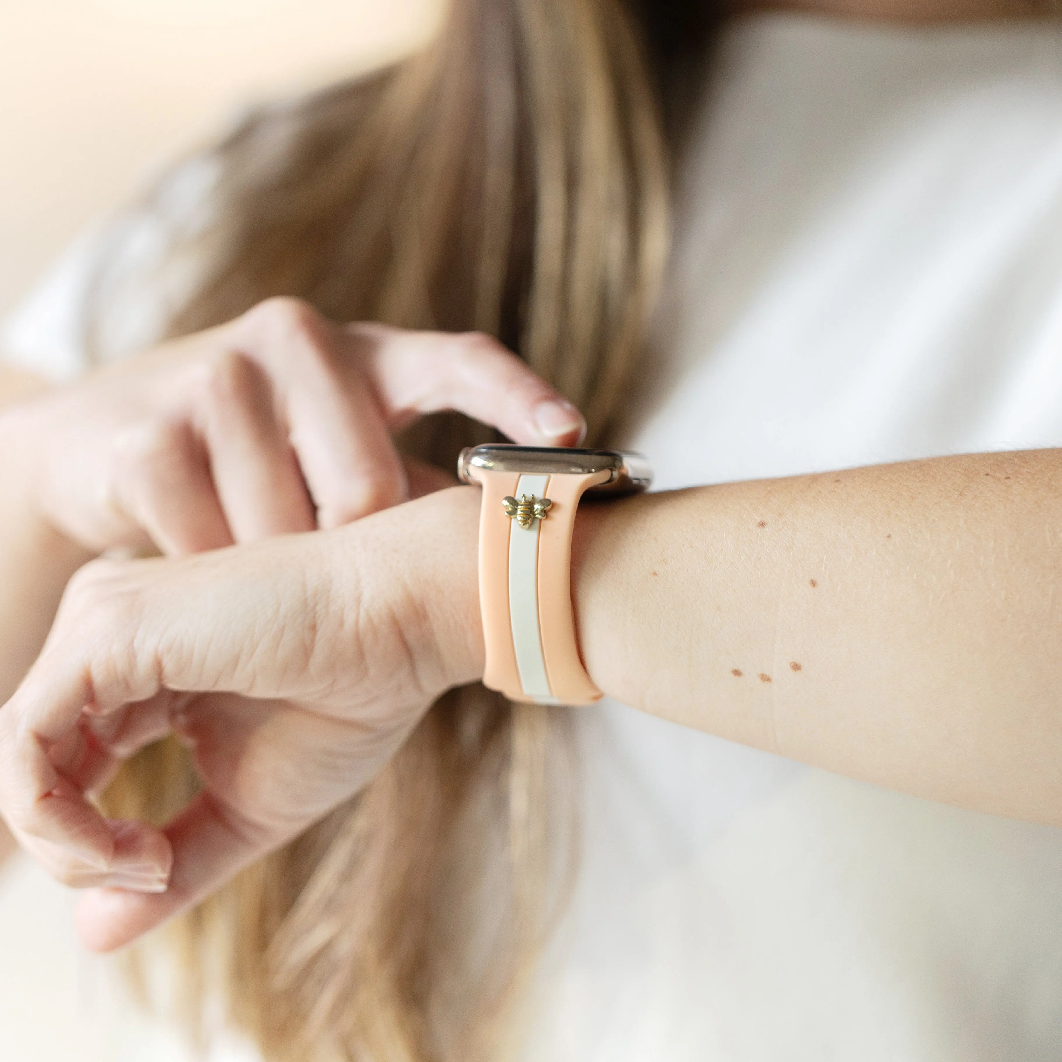 Skye Lady Penelope Peach Smart Watch Band sold by Strawberry Avocados product image thumbnail 4