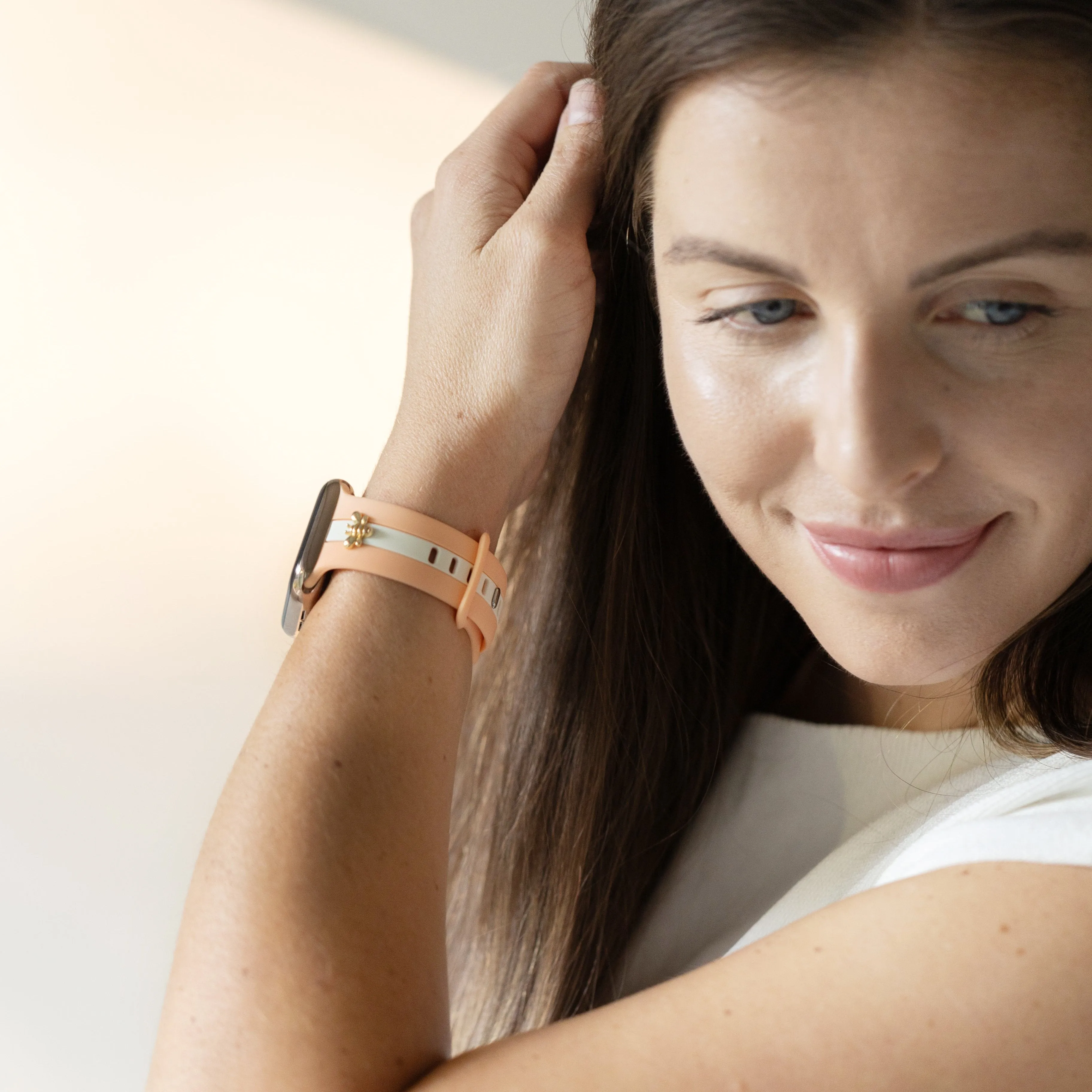 Skye Lady Penelope Peach Smart Watch Band sold by Strawberry Avocados product image thumbnail 3