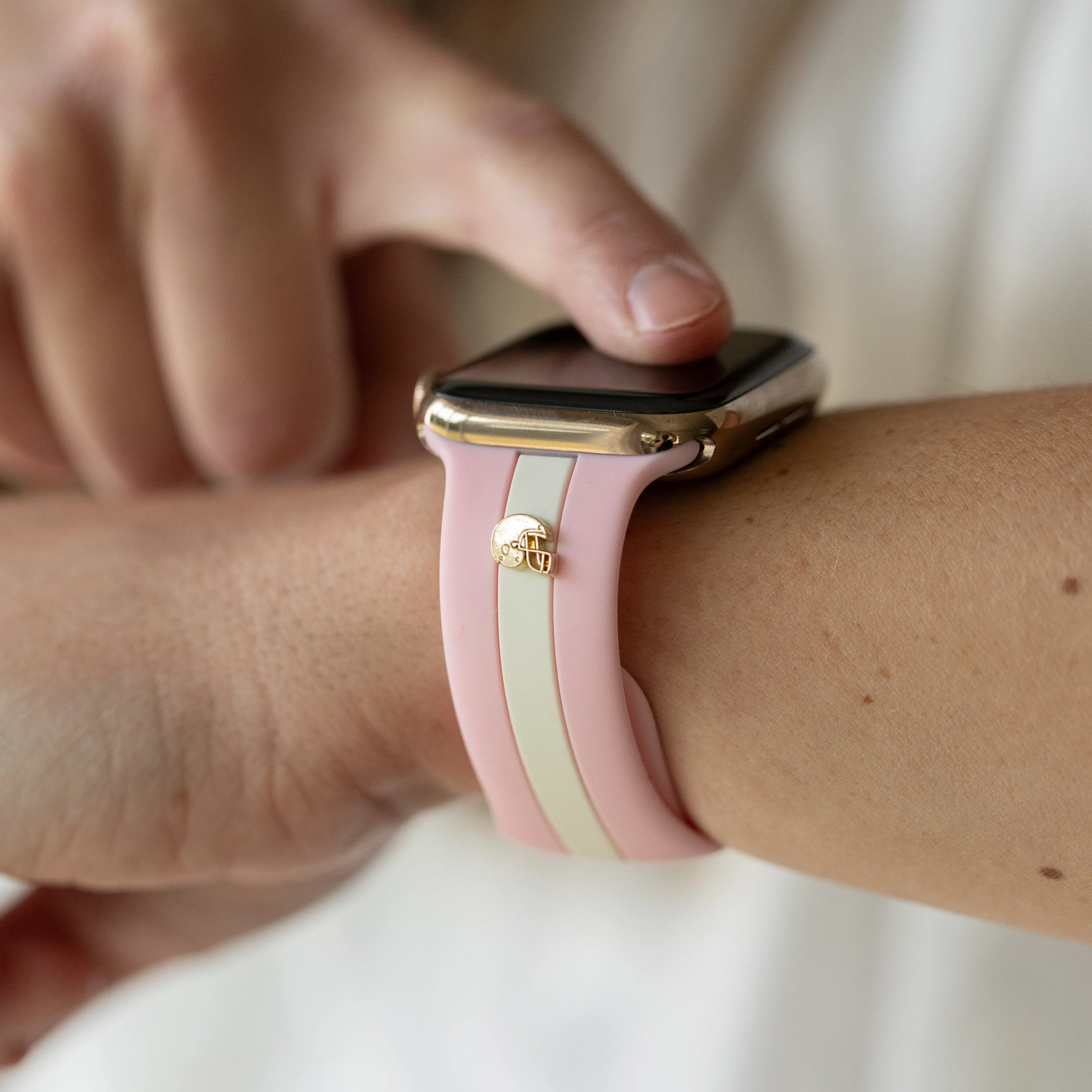 Skye Lady Cressida Cowper Prissy Pink Smart Watch Band sold by Strawberry Avocados product image thumbnail 3
