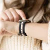 Skye Midnight Black & Pink Smart Watch Band sold by Strawberry Avocados