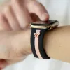 Skye Midnight Black & Pink Smart Watch Band sold by Strawberry Avocados