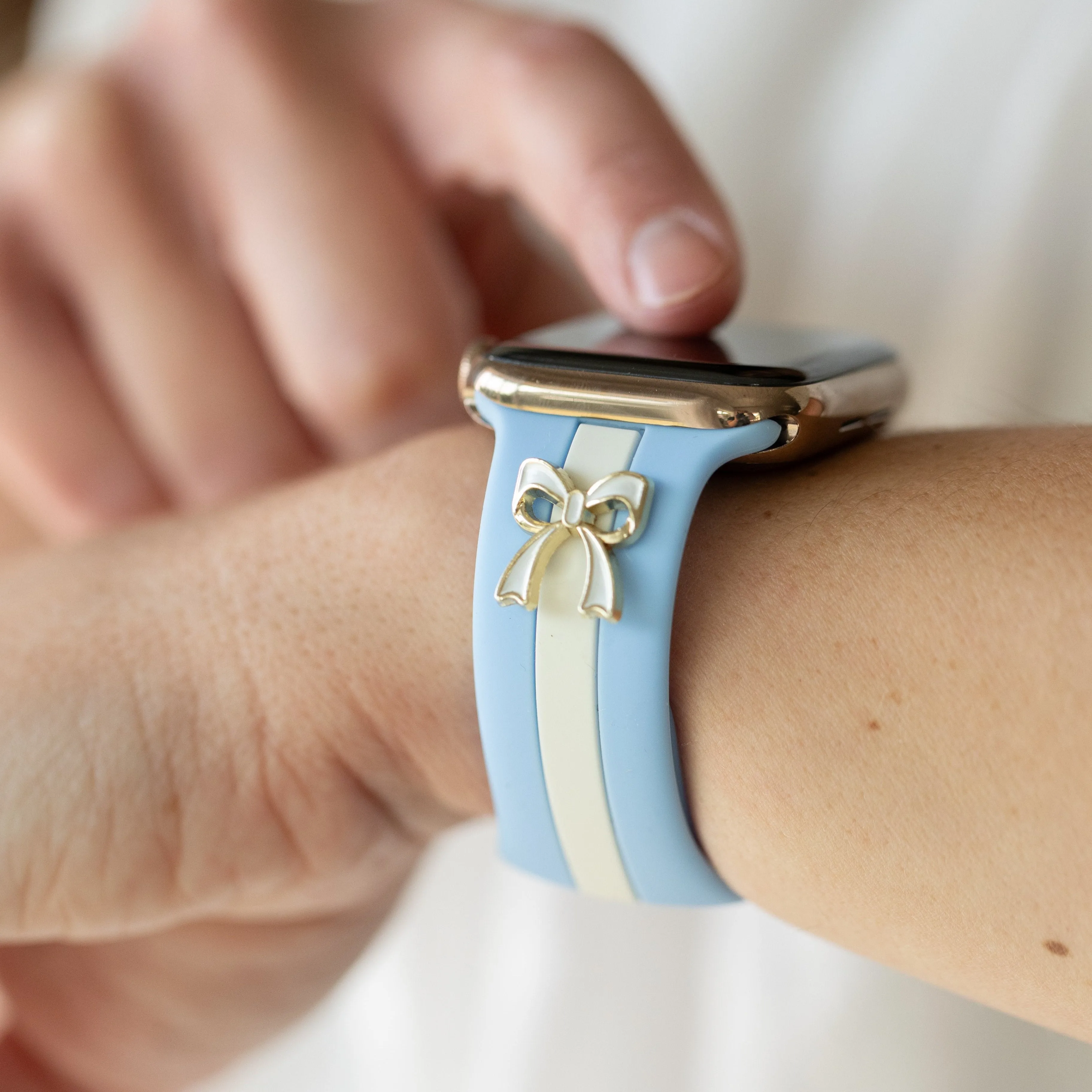 Skye Lady Daphne B Blue Smart Watch Band sold by Strawberry Avocados product image thumbnail 2