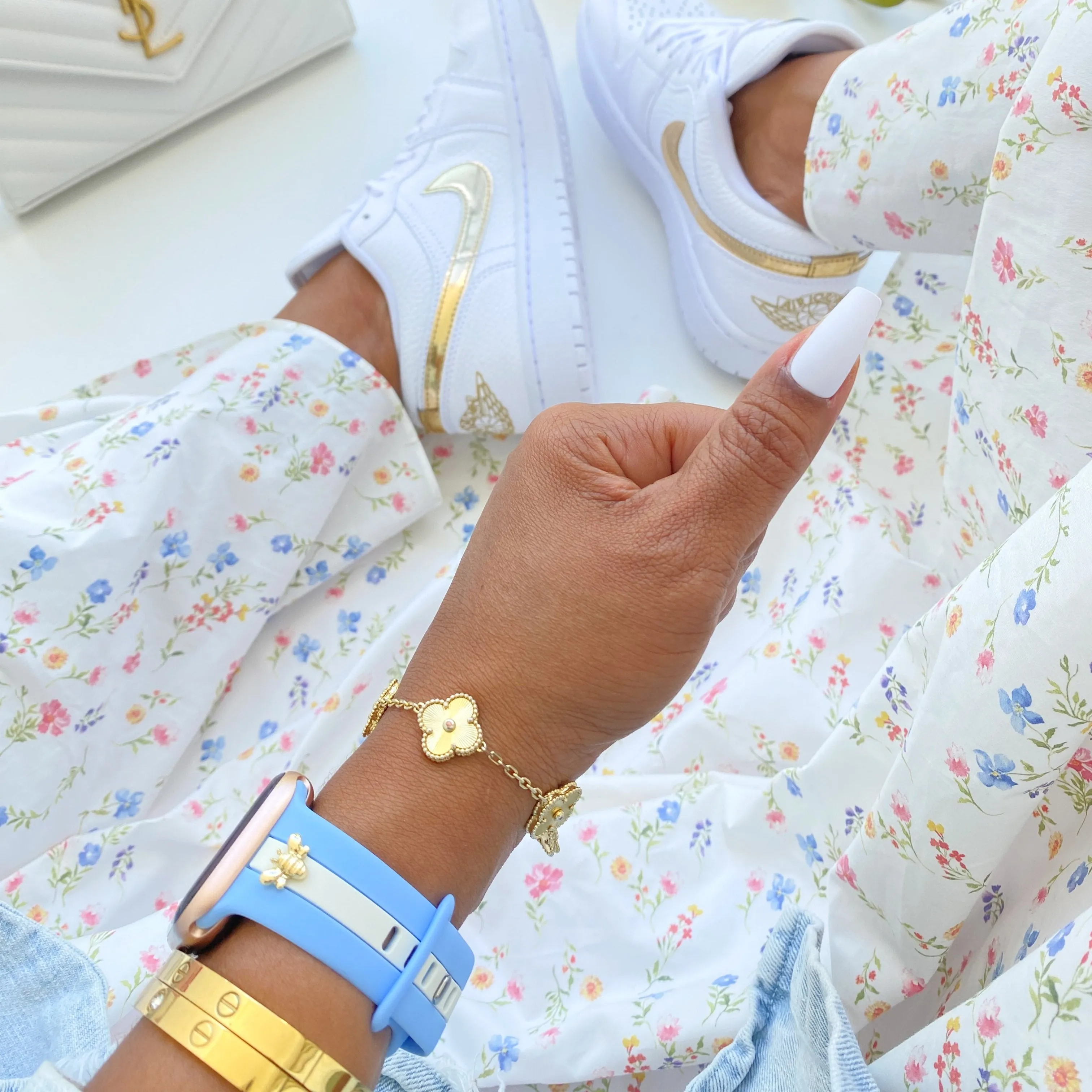 Skye Lady Daphne B Blue Smart Watch Band sold by Strawberry Avocados