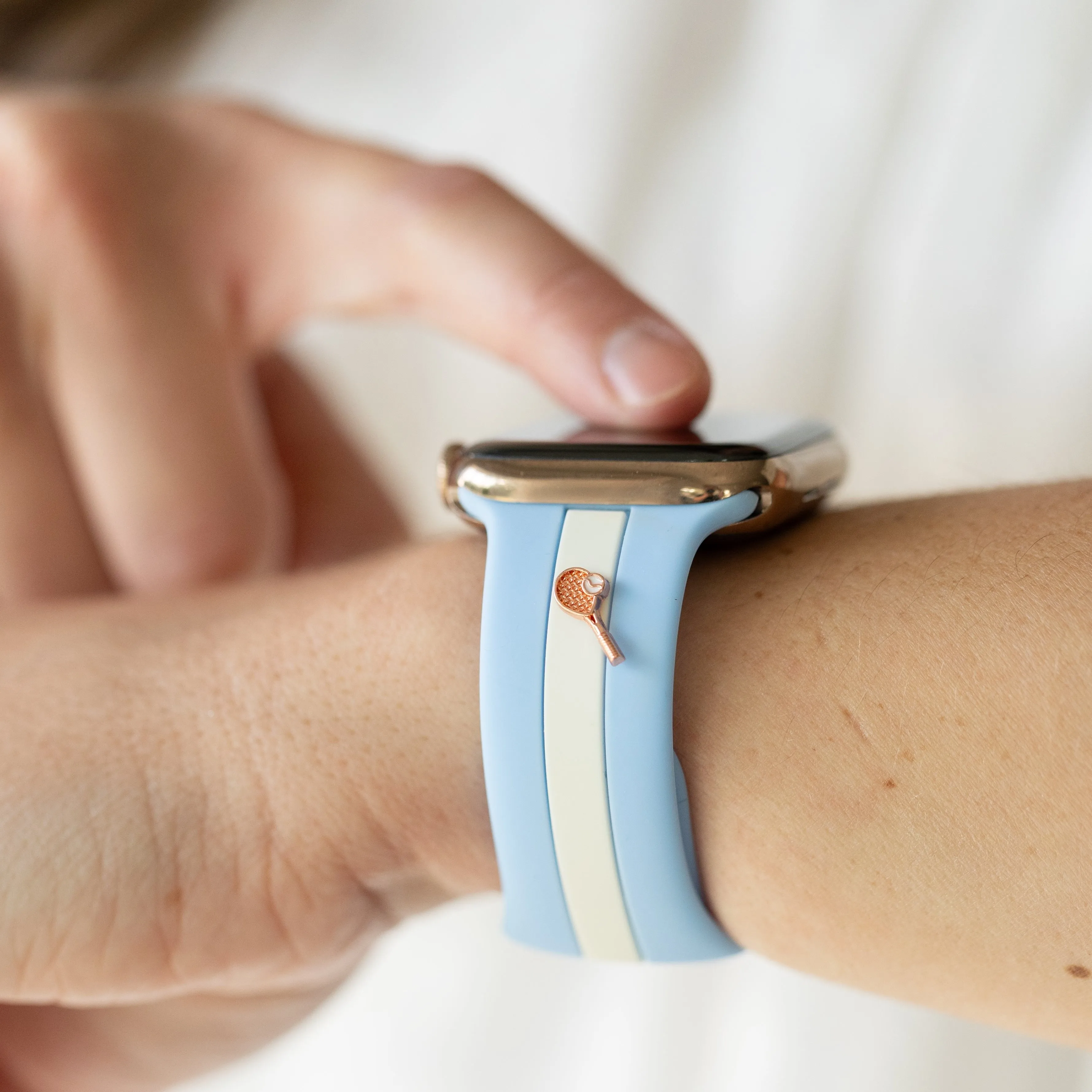 Skye Lady Daphne B Blue Smart Watch Band sold by Strawberry Avocados product image thumbnail 4