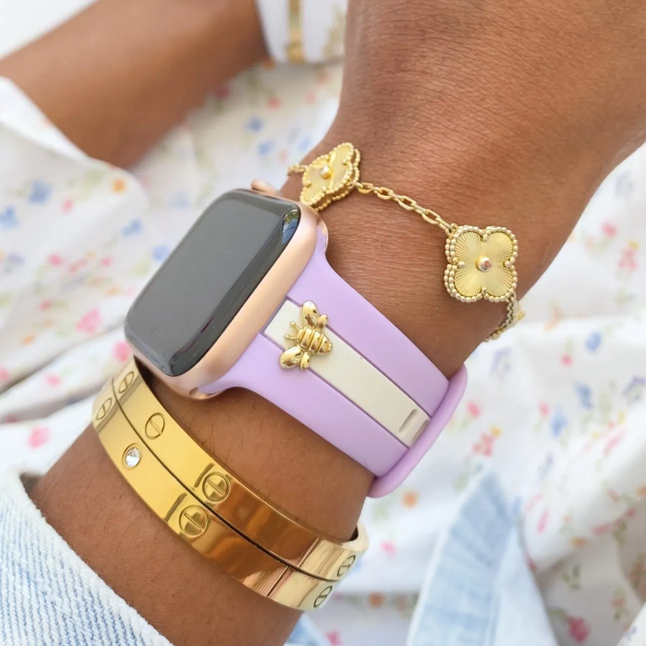 Skye Queen Charlotte Lavender Smart Watch Band sold by Strawberry Avocados