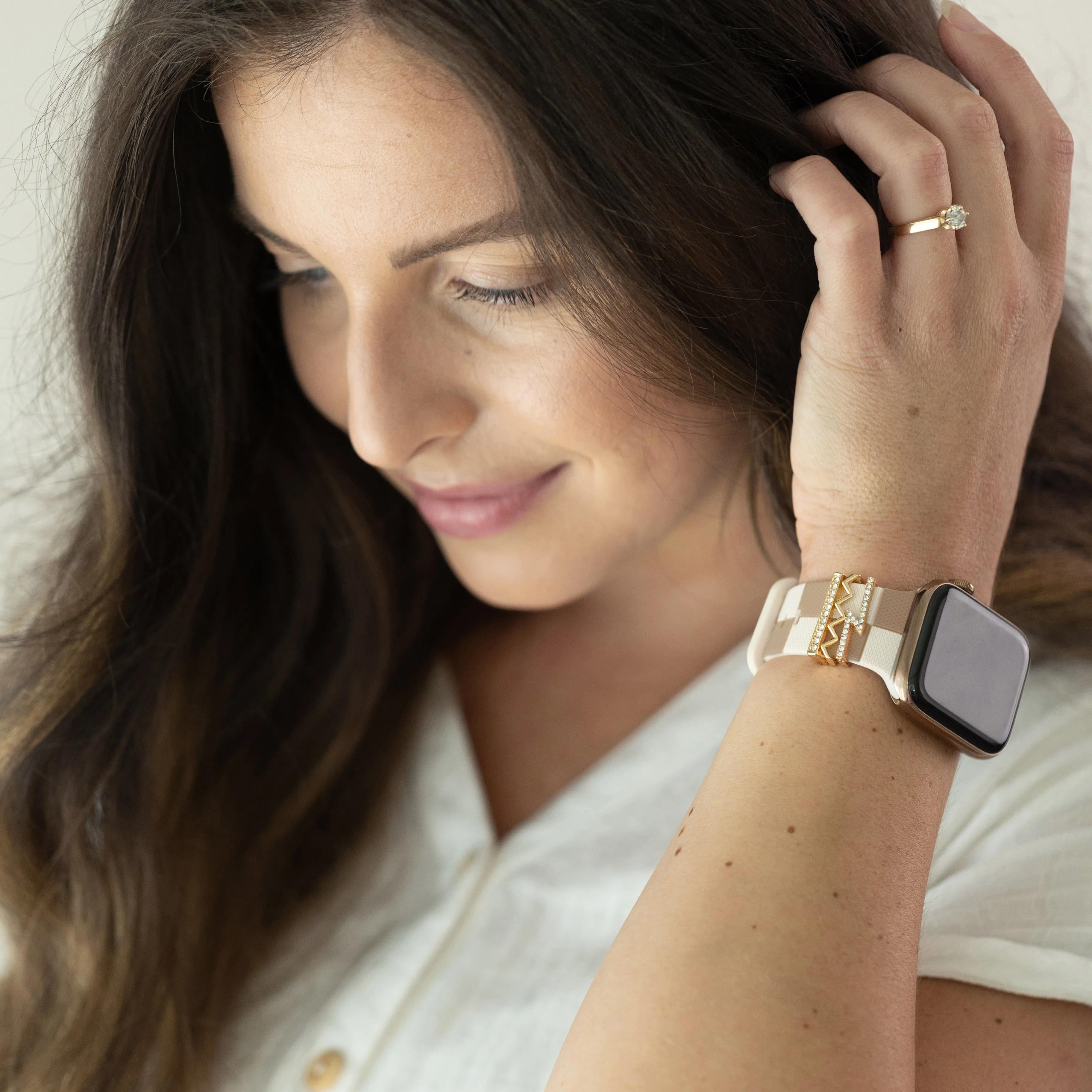 Downtown Caramel Latte Smart Watch Band sold by Strawberry Avocados product image thumbnail 2