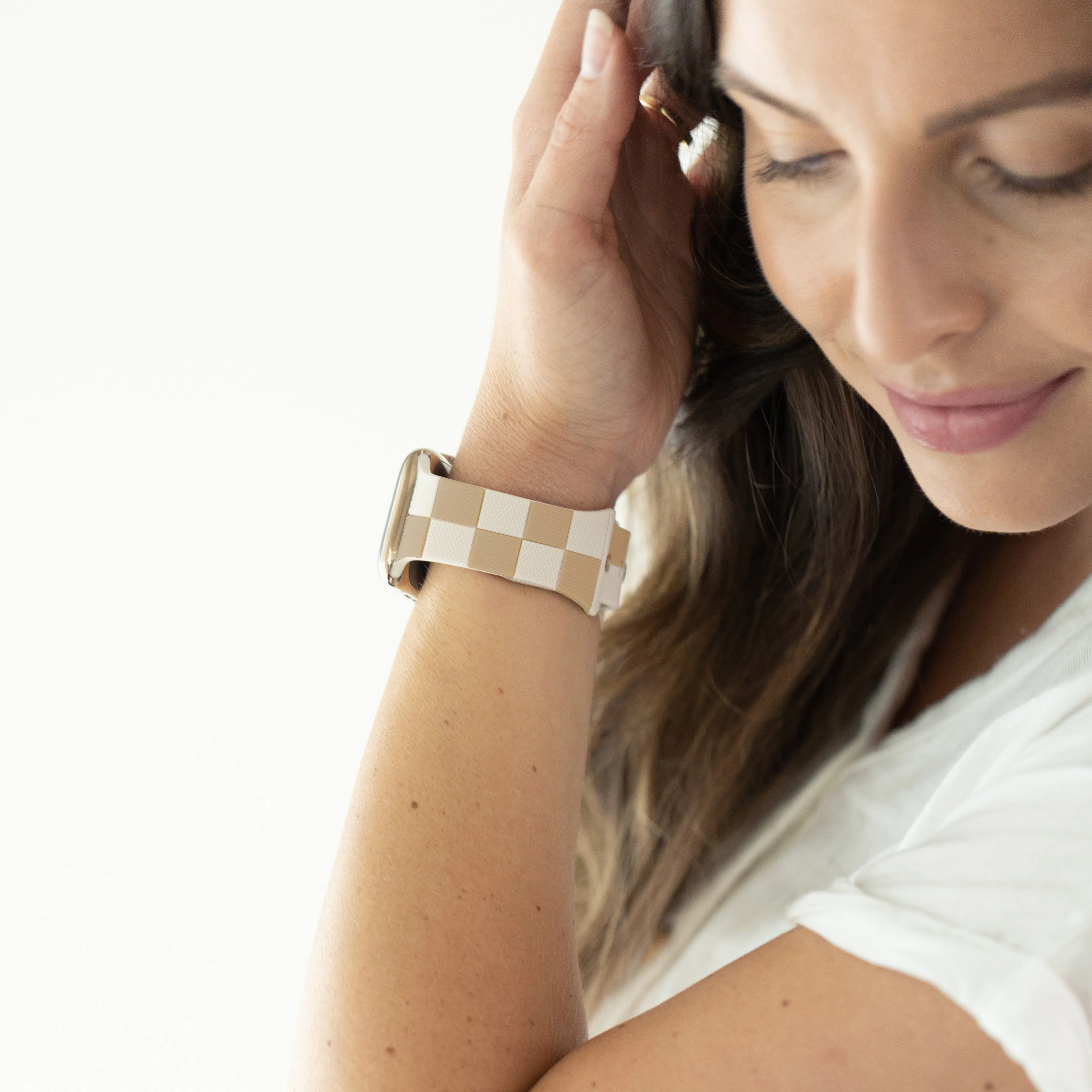 Downtown Caramel Latte Smart Watch Band sold by Strawberry Avocados product image thumbnail 5