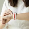Skye White & Red Smart Watch Band sold by Strawberry Avocados