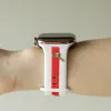 Skye White & Red Smart Watch Band sold by Strawberry Avocados
