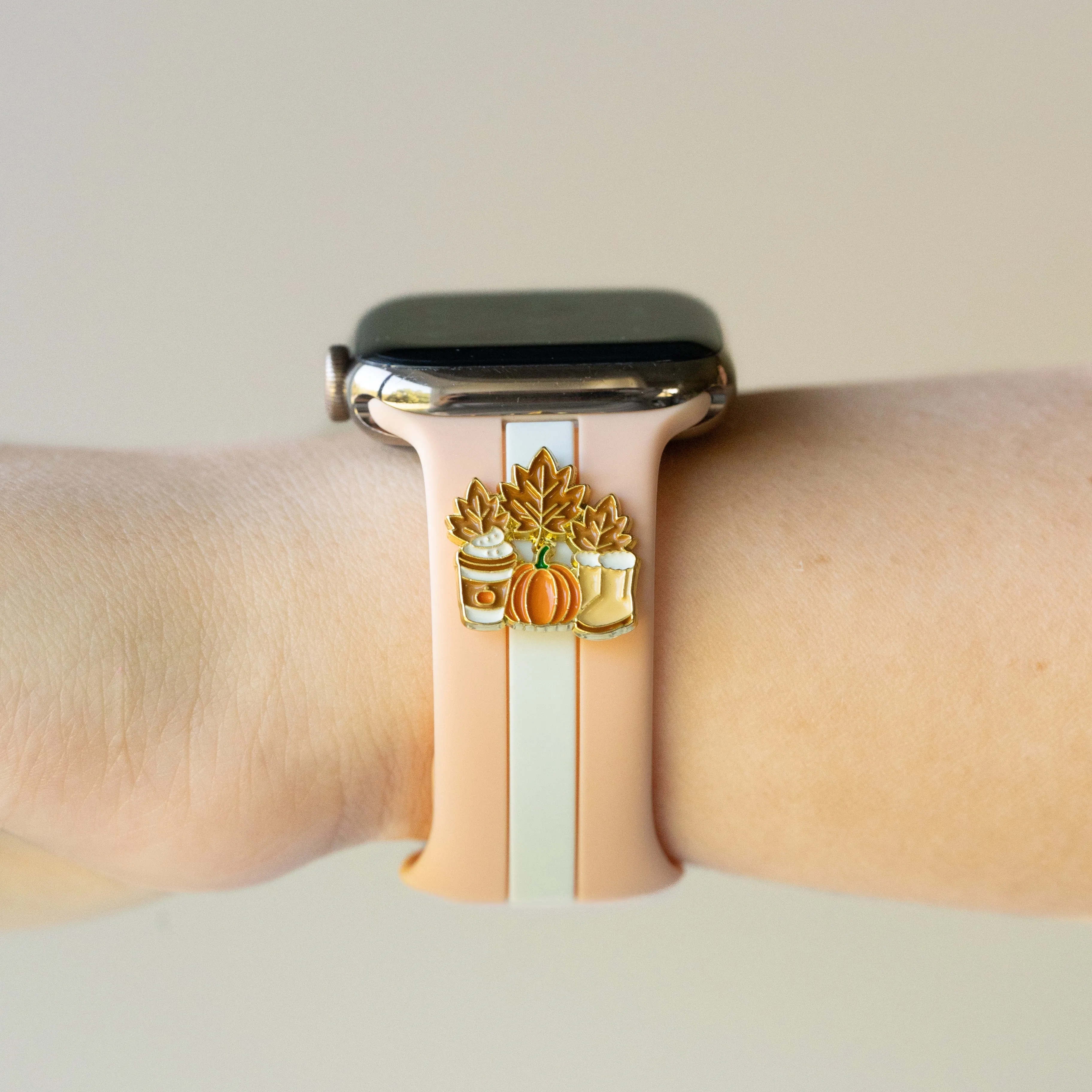 Can You ππ Itβs Fall Pumpkin Peach Watchband sold by Strawberry Avocados