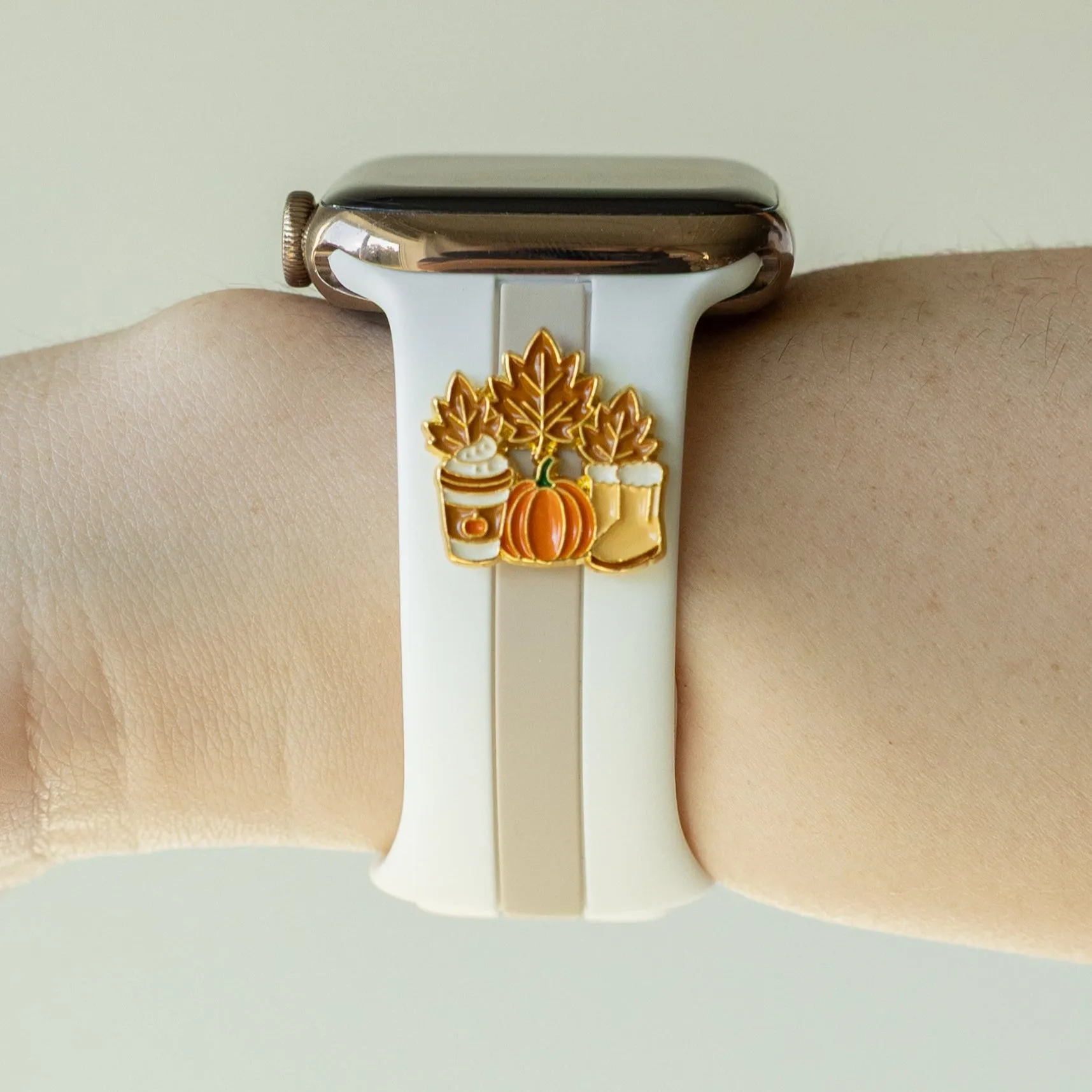 Can You ππ Itβs Fall White & Nude Skye Watchband sold by Strawberry Avocados product image thumbnail 2