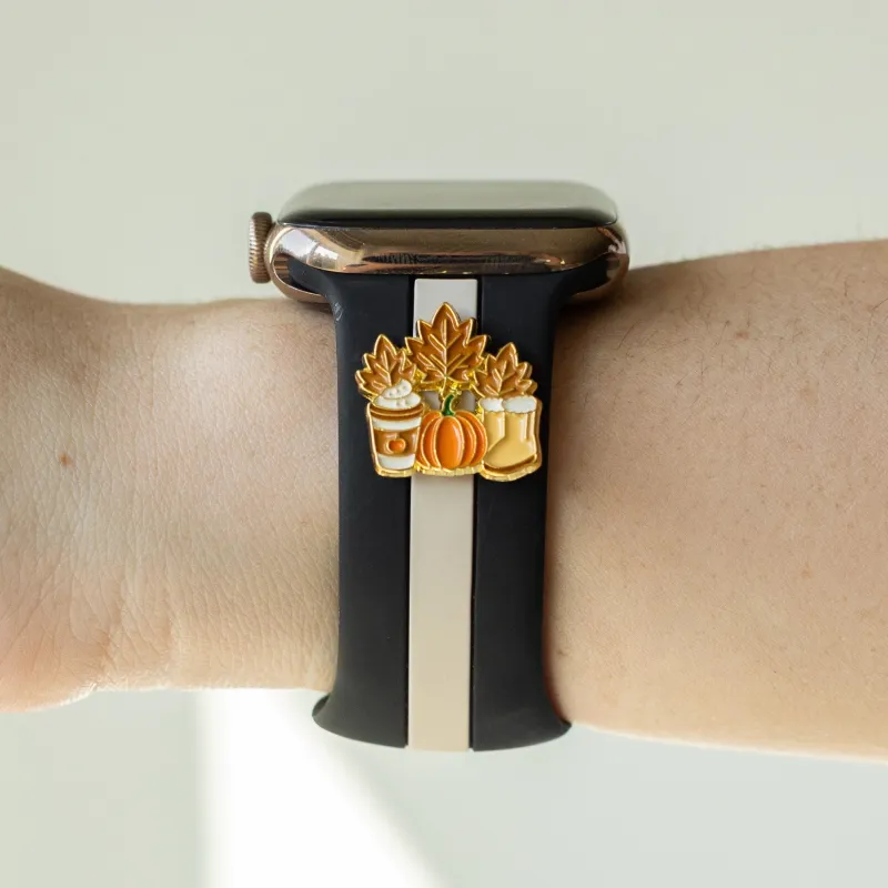 Can You 🐝🍂 It’s Fall Black & Nude Skye Watchband sold by Strawberry Avocados