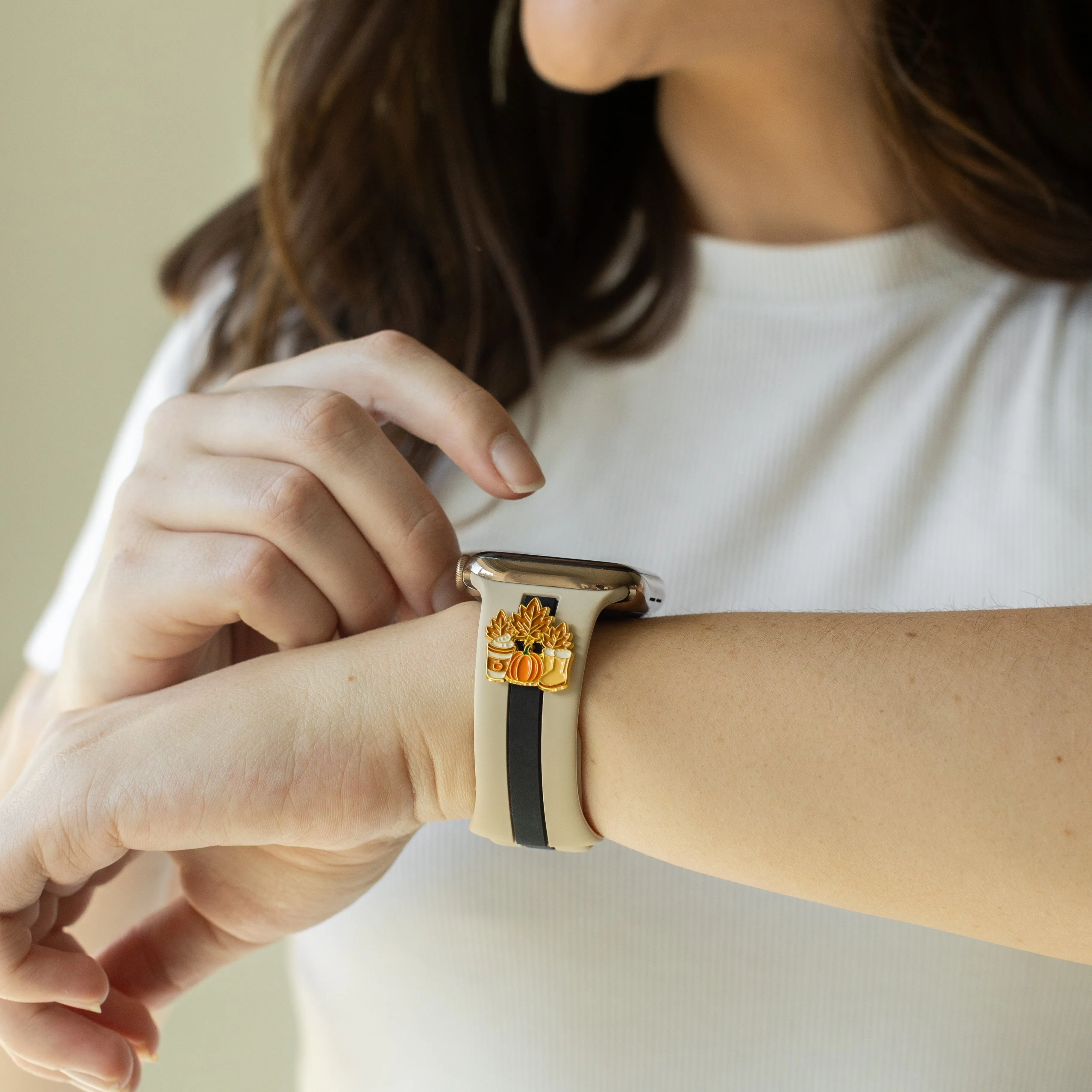 Can You ππ Itβs Fall Nude & Black Skye Watchband sold by Strawberry Avocados product image thumbnail 4