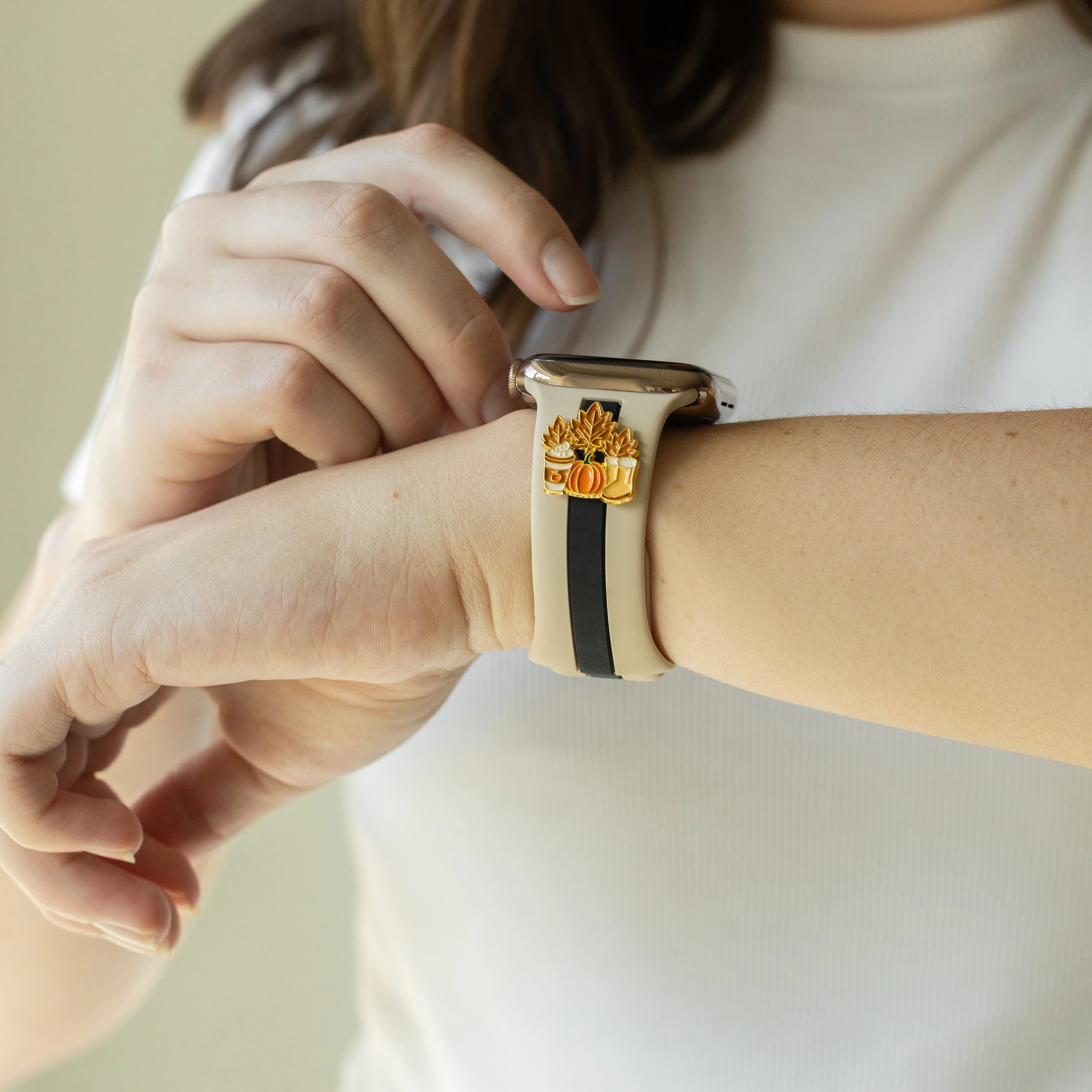 Can You ππ Itβs Fall Nude & Black Skye Watchband sold by Strawberry Avocados product image thumbnail 5