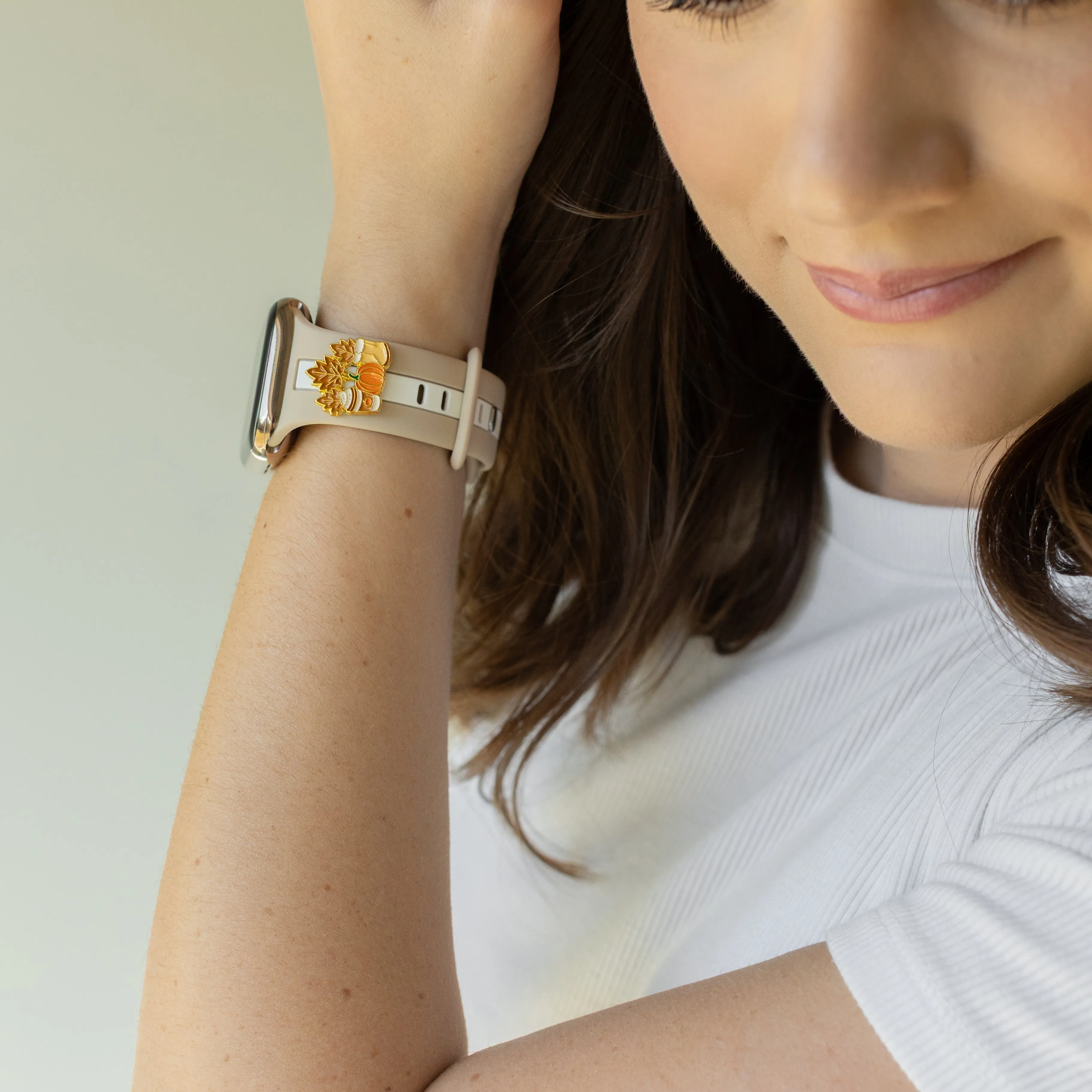 Can You ππ Itβs Fall Nude & White Skye Watchband sold by Strawberry Avocados product image thumbnail 3