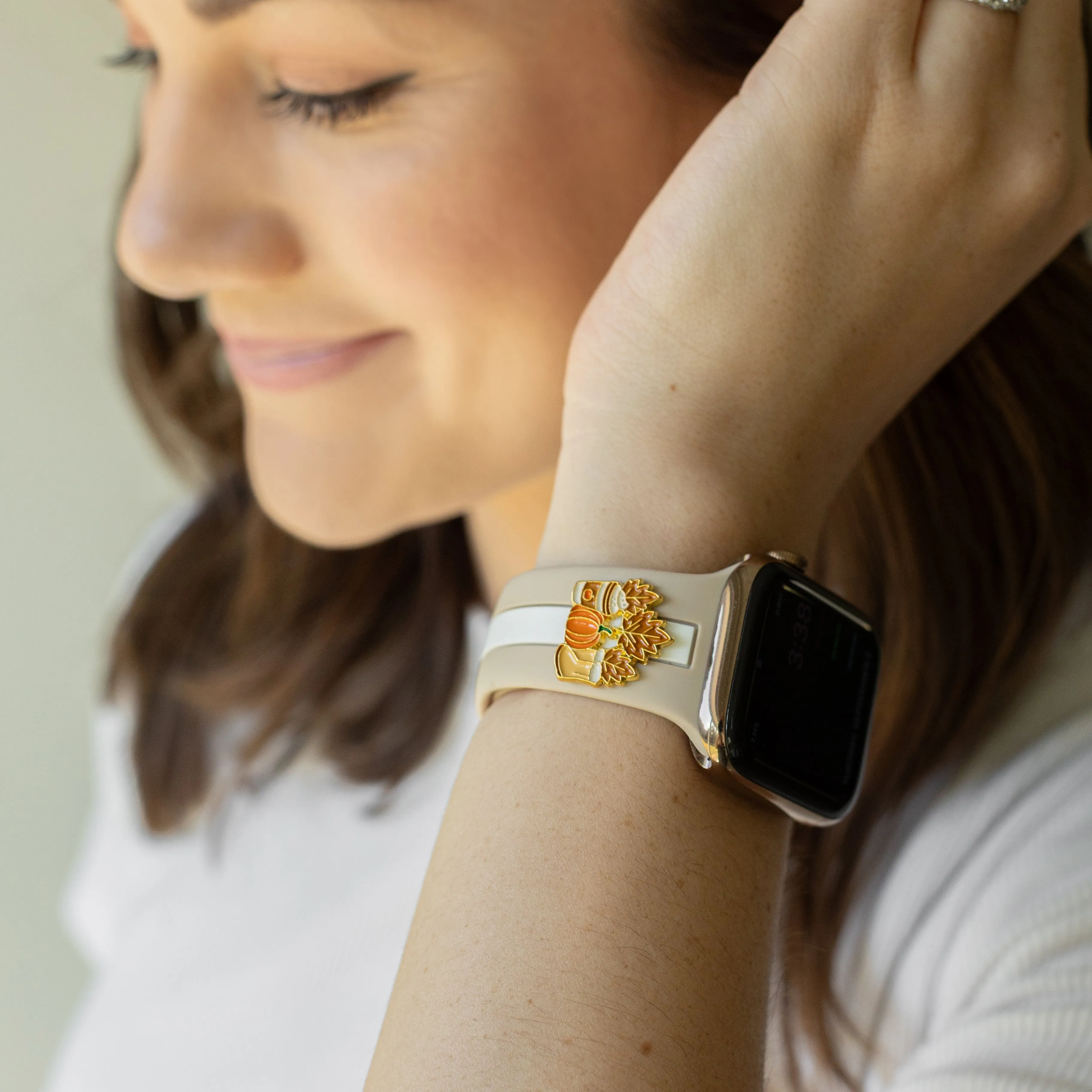 Can You ππ Itβs Fall Nude & White Skye Watchband sold by Strawberry Avocados product image thumbnail 2