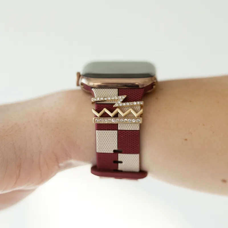 Downtown Nude & Vino Smart Watch Band sold by Strawberry Avocados