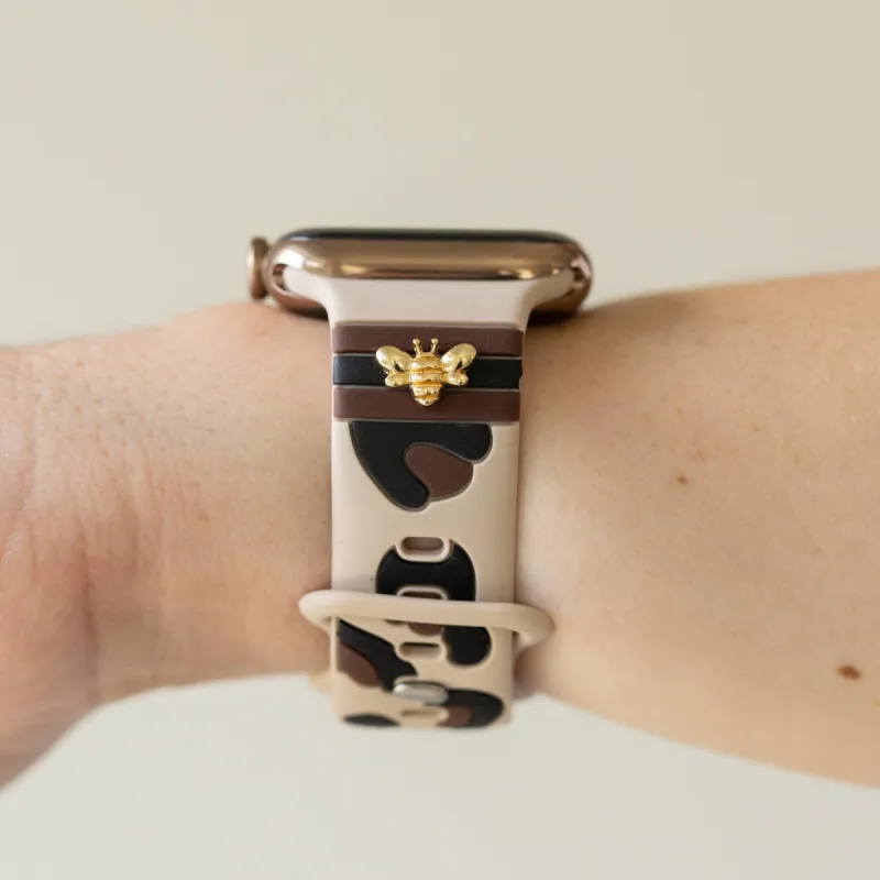 Coco Belle Brown Leopard Apple Watch Band sold by Strawberry Avocados