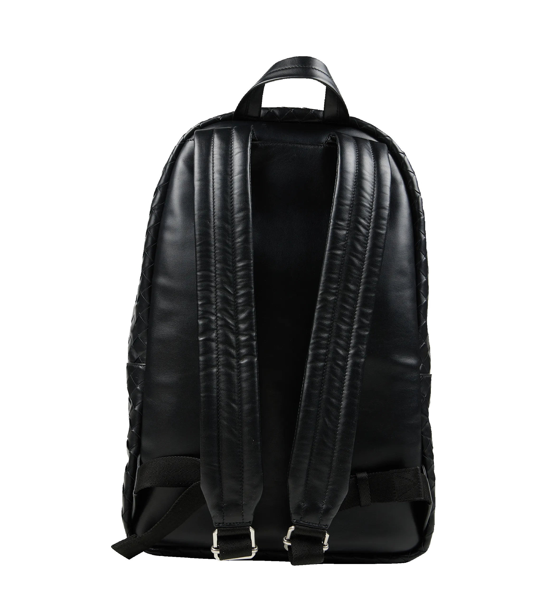 Bottega Veneta Medium Intrecciato Backpack Black Silver sold by FOUR Amsterdam product image thumbnail 4