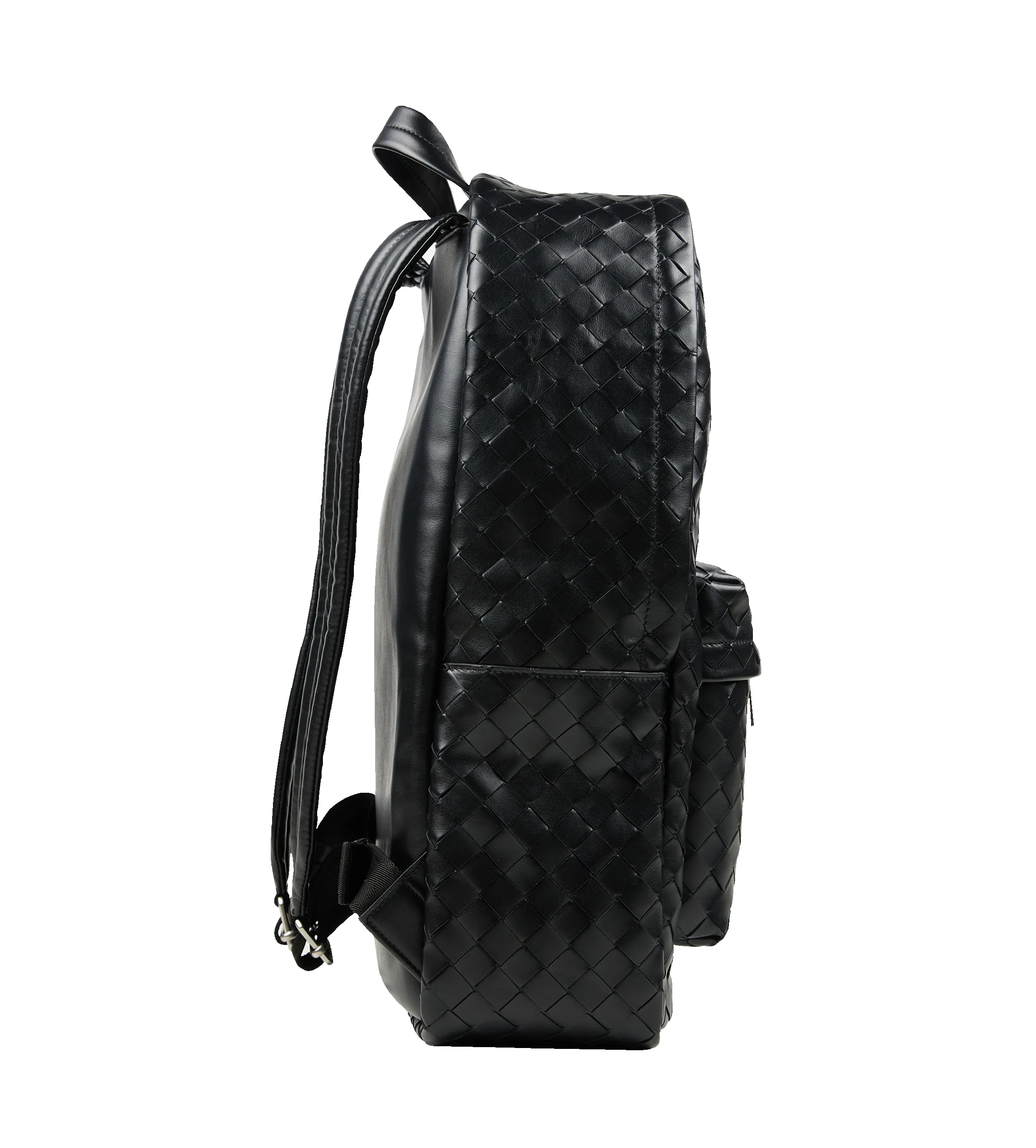 Bottega Veneta Medium Intrecciato Backpack Black Silver sold by FOUR Amsterdam product image thumbnail 2