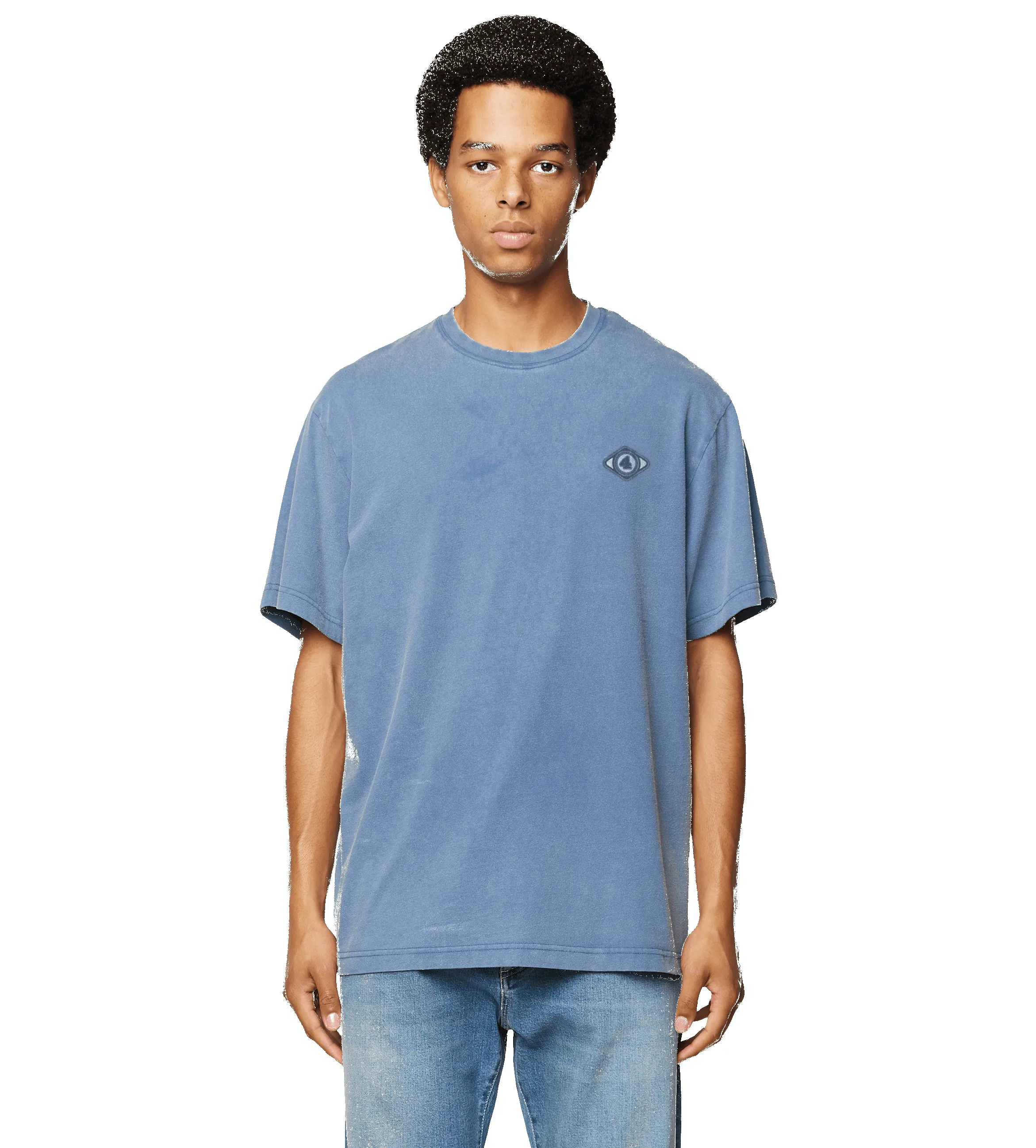 Washed T-shirt Blue sold by FOUR Amsterdam