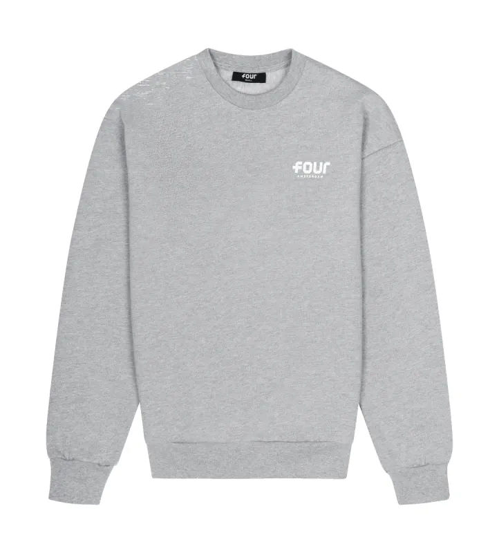 Logo Crewneck Grey sold by FOUR Amsterdam