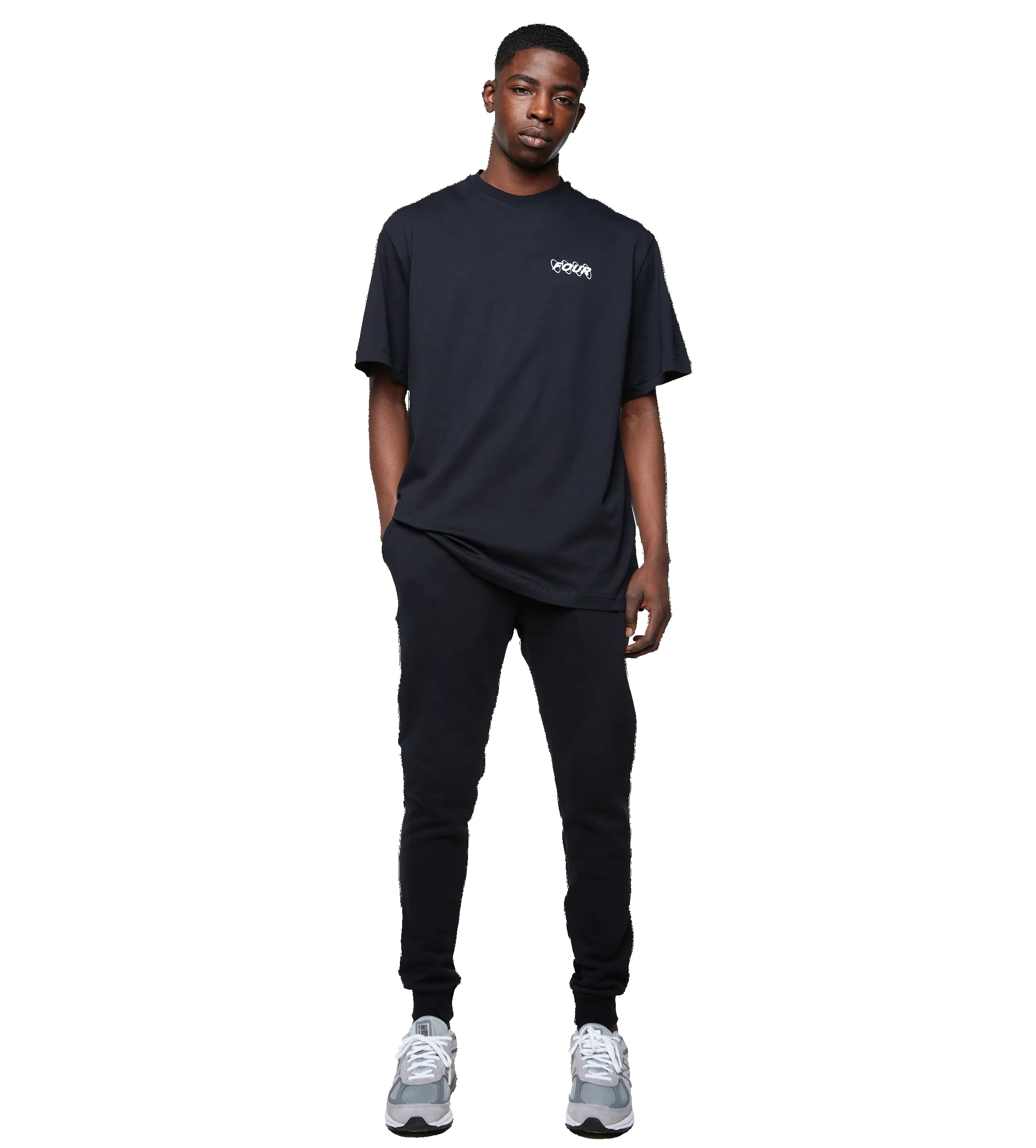 Graphic Car T-shirt Black sold by FOUR Amsterdam product image thumbnail 3