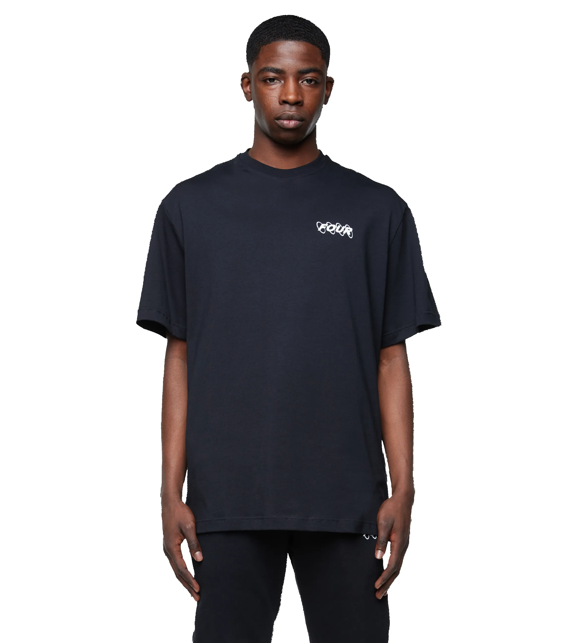 Graphic Car T-shirt Black sold by FOUR Amsterdam product image thumbnail 2