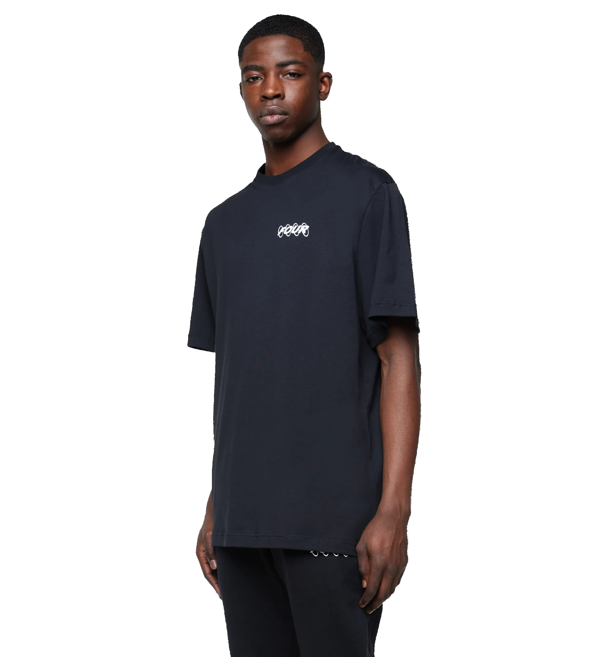 Graphic Car T-shirt Black sold by FOUR Amsterdam product image thumbnail 4