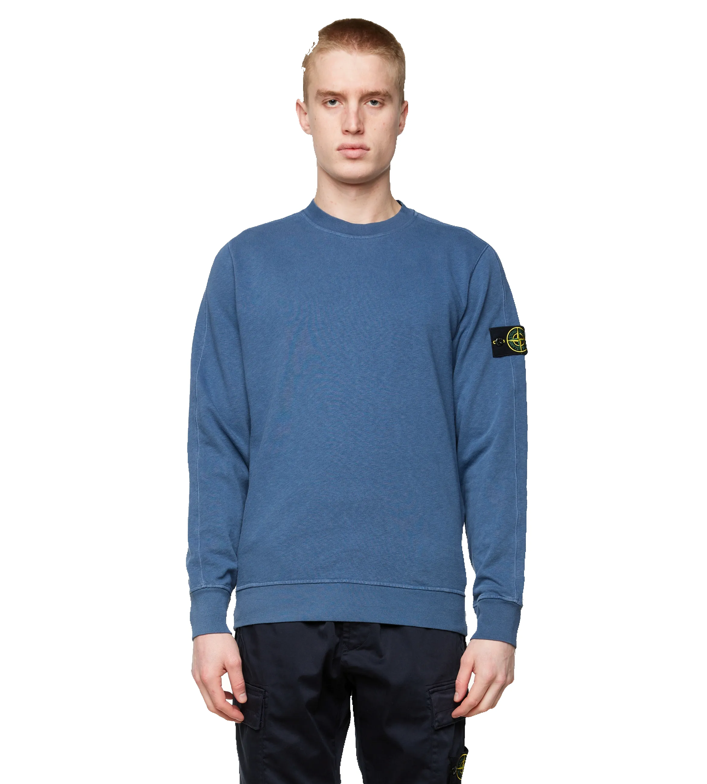 Logo-patch Sweatshirt Blue sold by FOUR Amsterdam