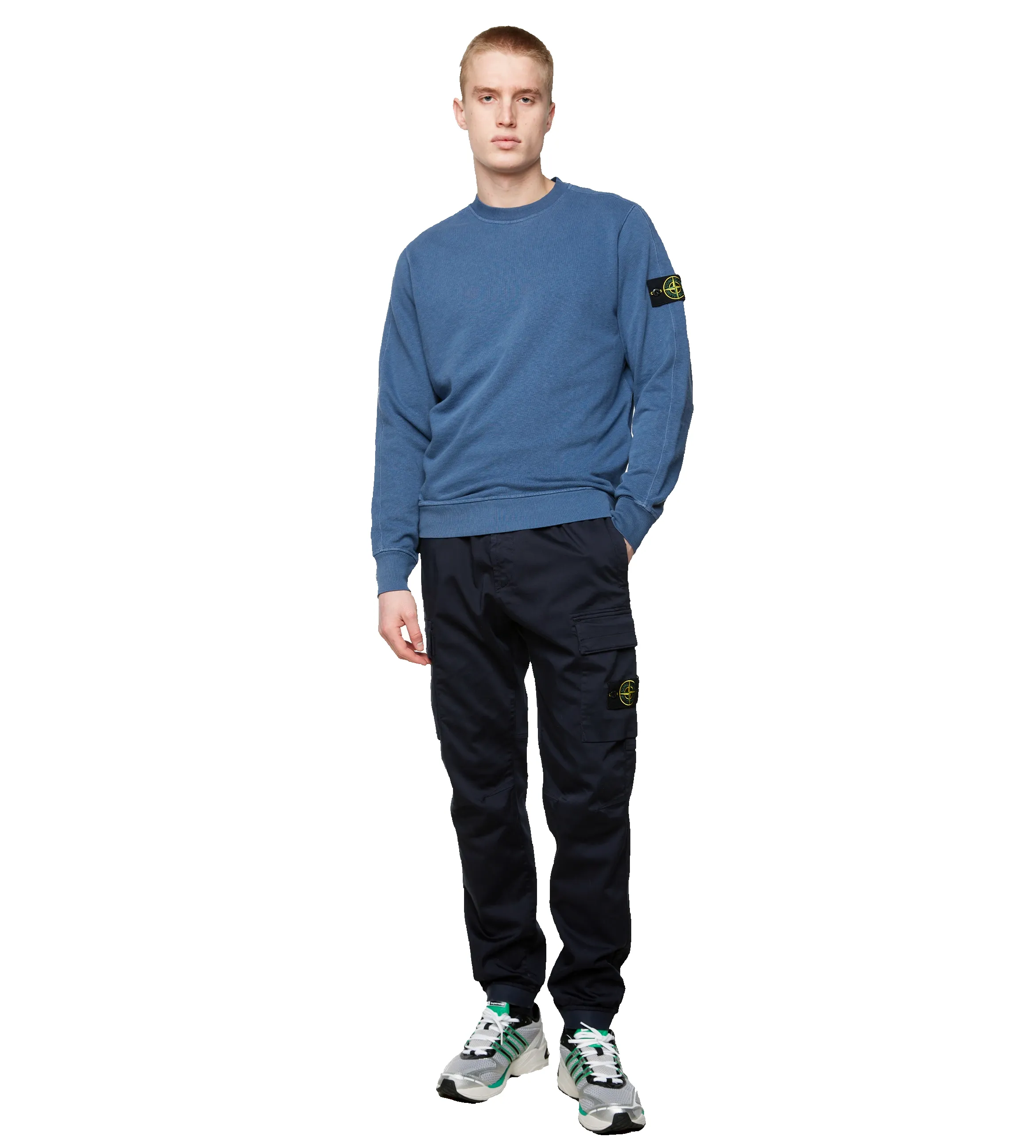 Logo-patch Sweatshirt Blue sold by FOUR Amsterdam product image thumbnail 2