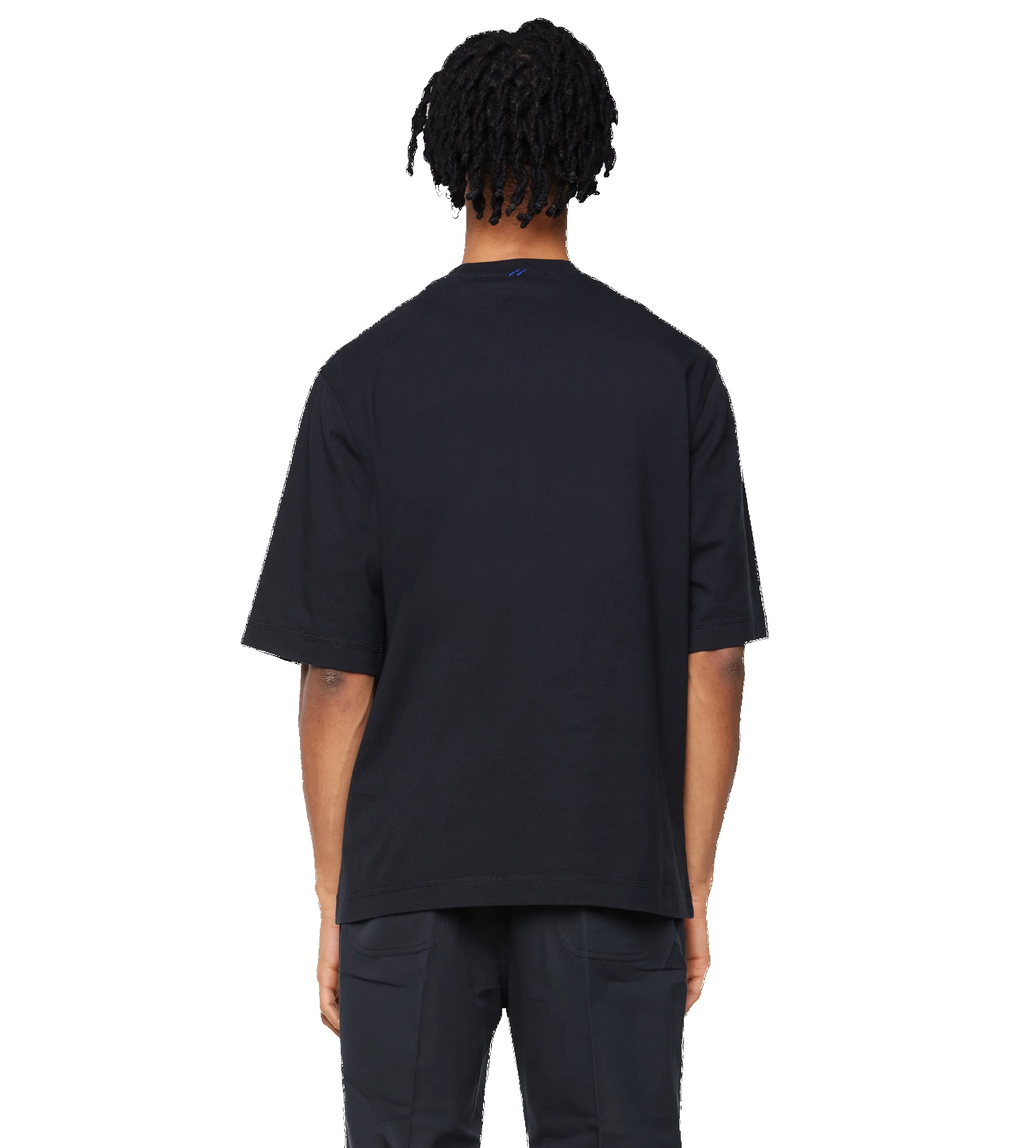 Cotton T-shirt Black sold by FOUR Amsterdam product image thumbnail 3