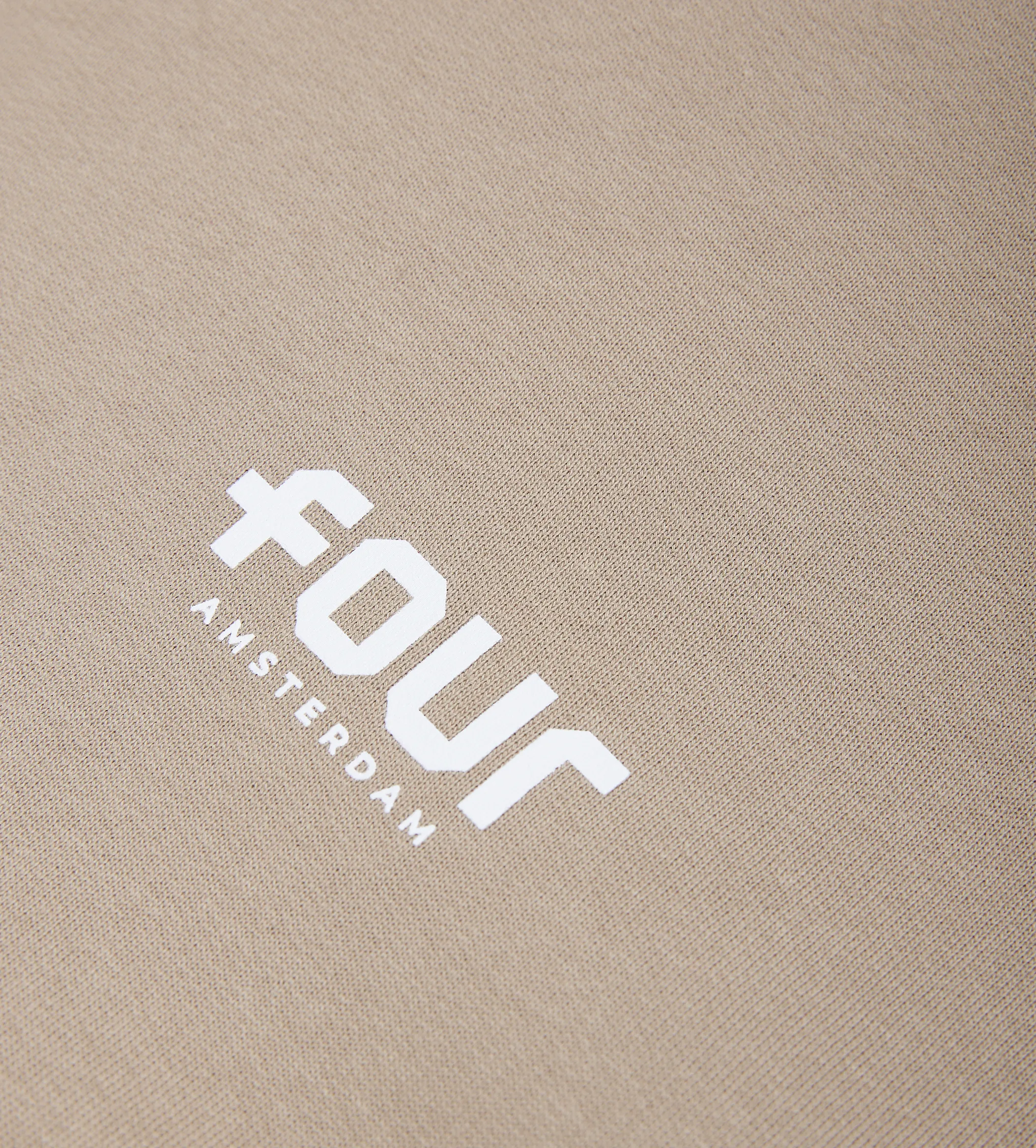 Logo T-shirt Weathered Teak sold by FOUR Amsterdam product image thumbnail 5