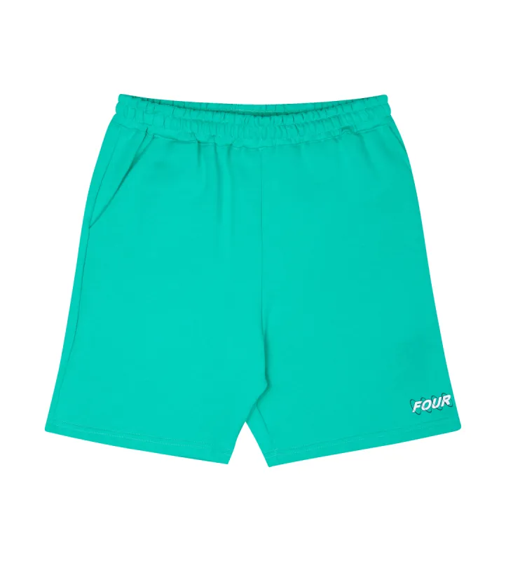 Circles Logo Shorts Vivid Green sold by FOUR Amsterdam