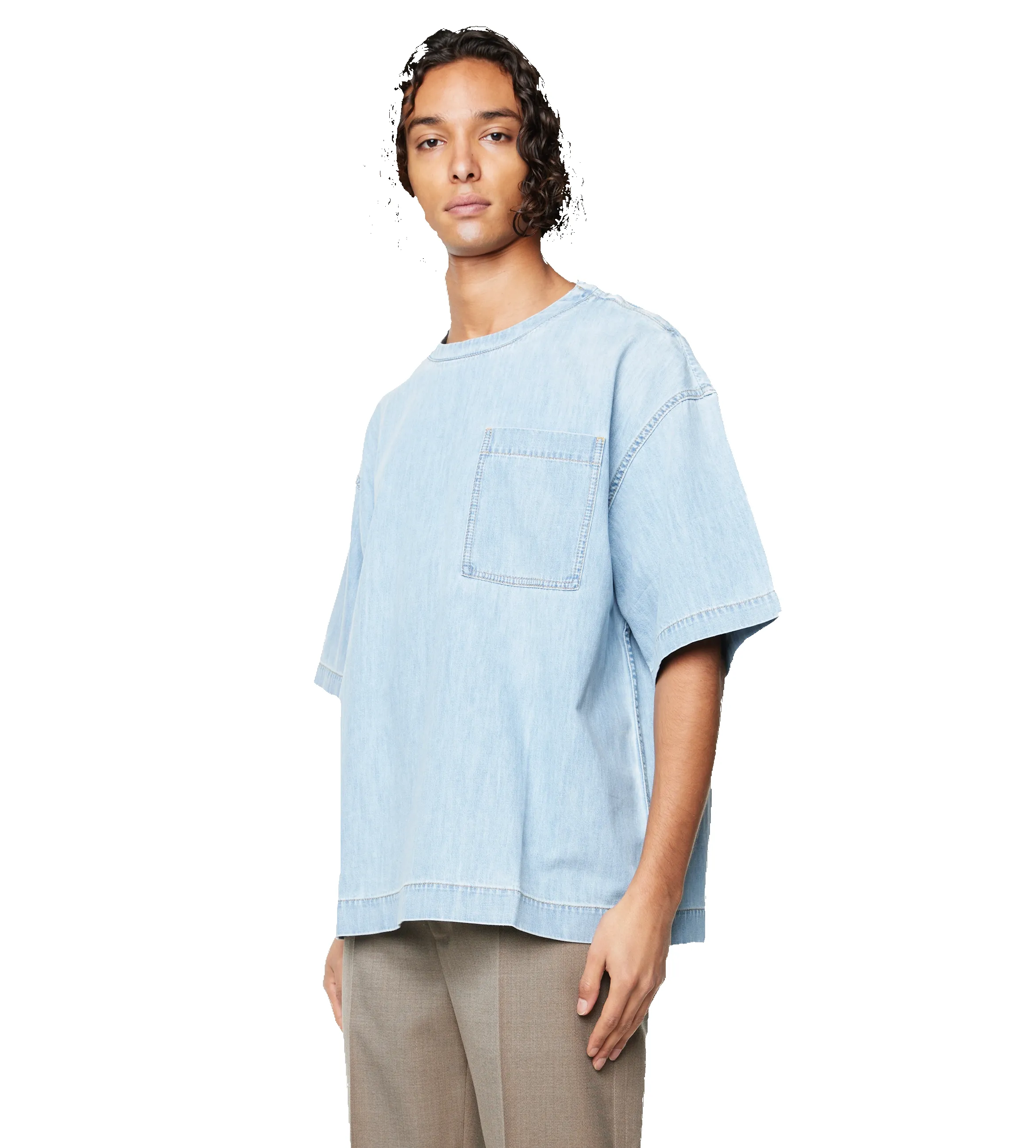 T-shirt Light Bleach sold by FOUR Amsterdam product image thumbnail 3