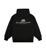 Large Fit Hoodie Faded Black sold by FOUR Amsterdam