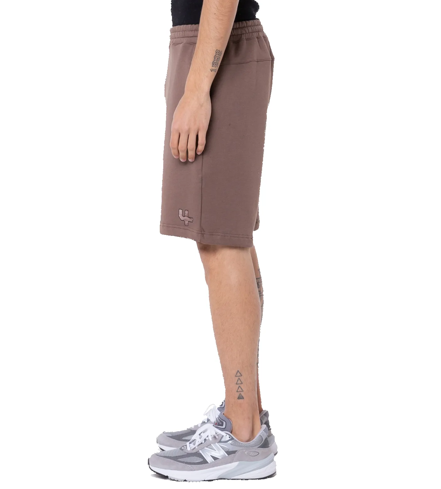 Outline Logo Shorts Coffee Quartz sold by FOUR Amsterdam product image thumbnail 4