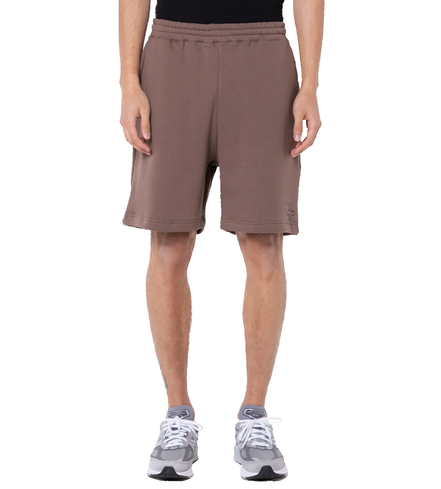 Outline Logo Shorts Coffee Quartz sold by FOUR Amsterdam product image thumbnail 3
