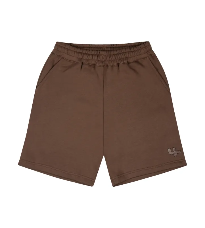 Outline Logo Shorts Coffee Quartz sold by FOUR Amsterdam