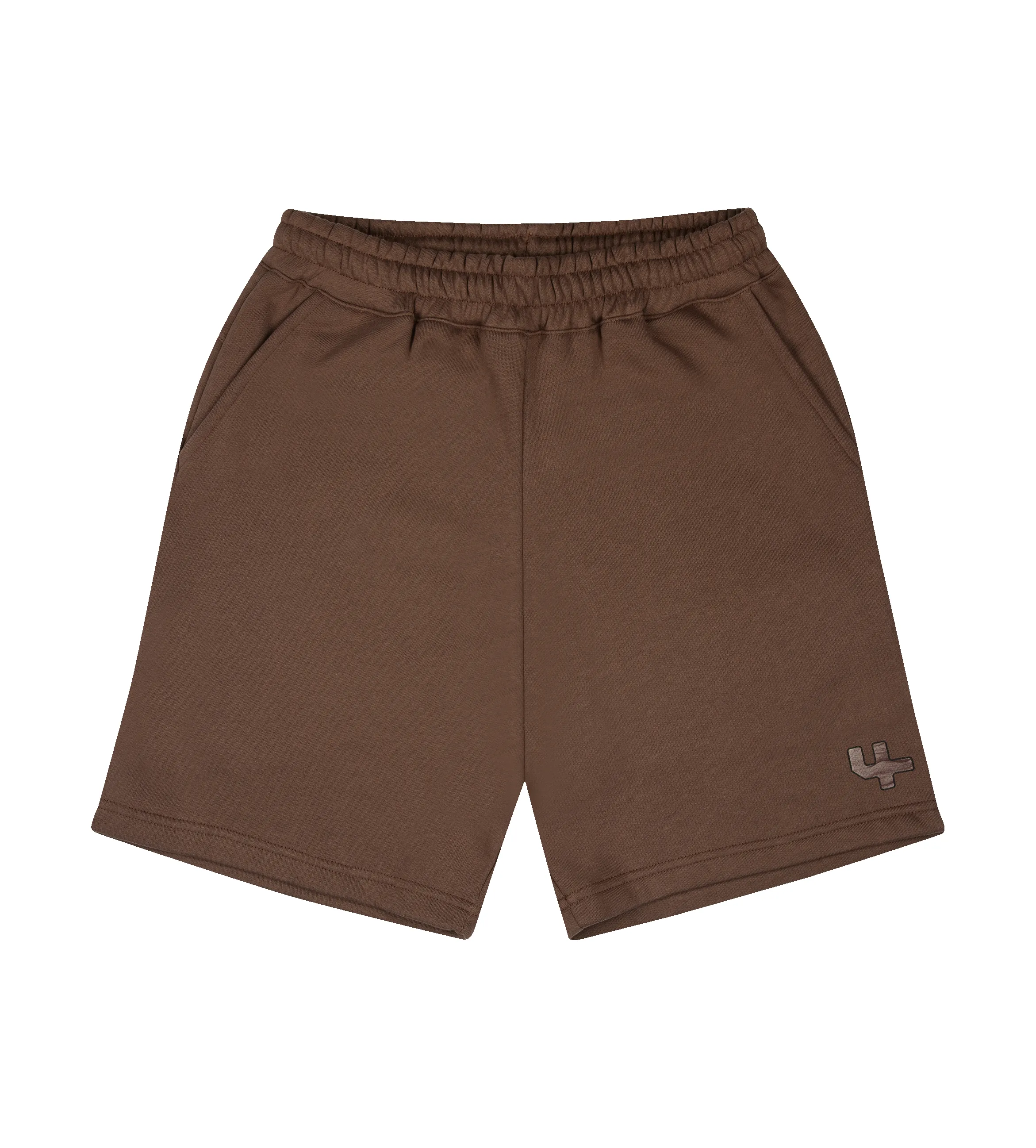 Outline Logo Shorts Coffee Quartz sold by FOUR Amsterdam