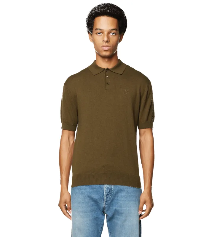 Knitted Polo Green sold by FOUR Amsterdam