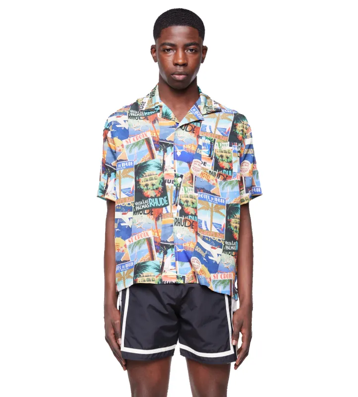 Holiday Card Shirt Blue sold by FOUR Amsterdam