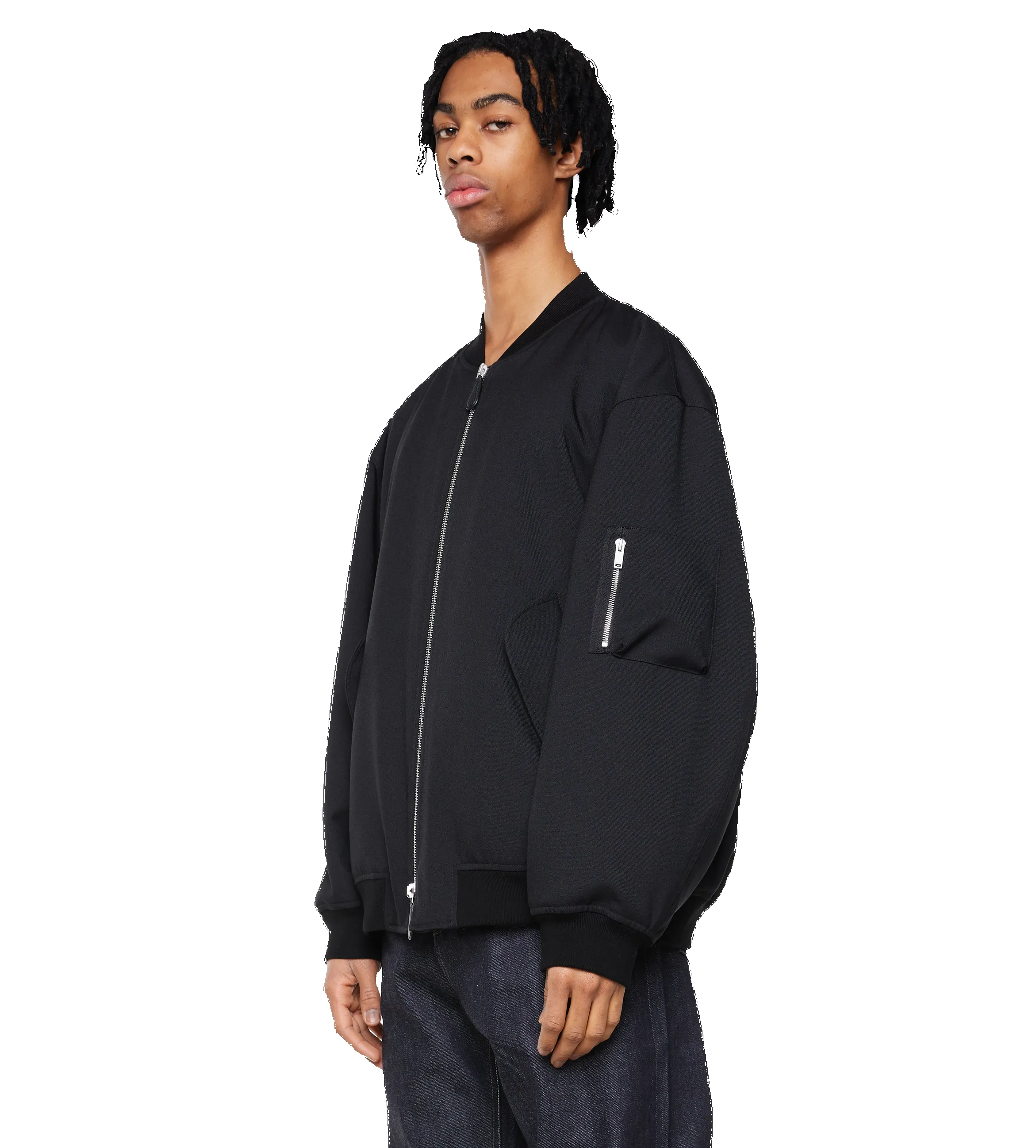 Bomber Jacket Black sold by FOUR Amsterdam product image thumbnail 4