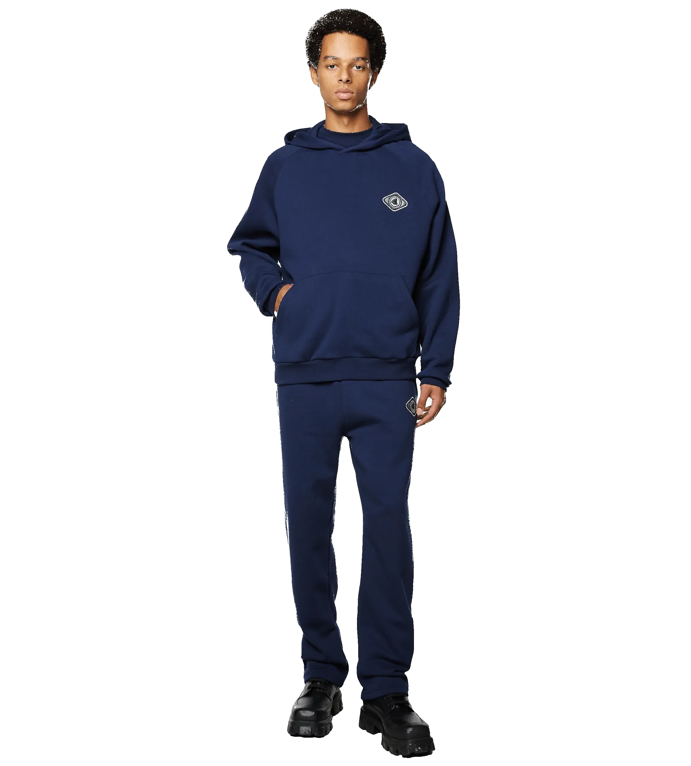 Hoodie Marine Blue sold by FOUR Amsterdam product image thumbnail 2