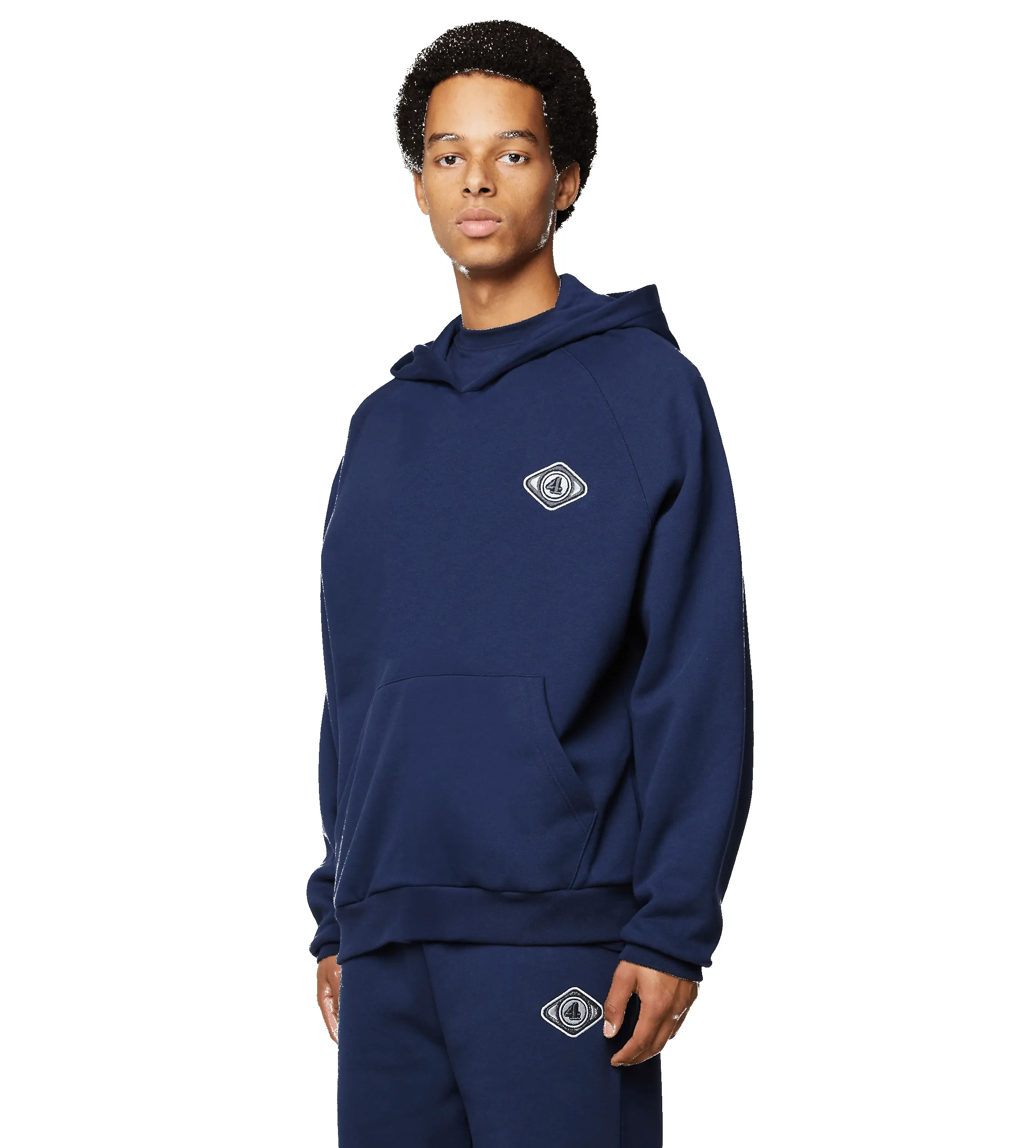 Hoodie Marine Blue sold by FOUR Amsterdam product image thumbnail 3